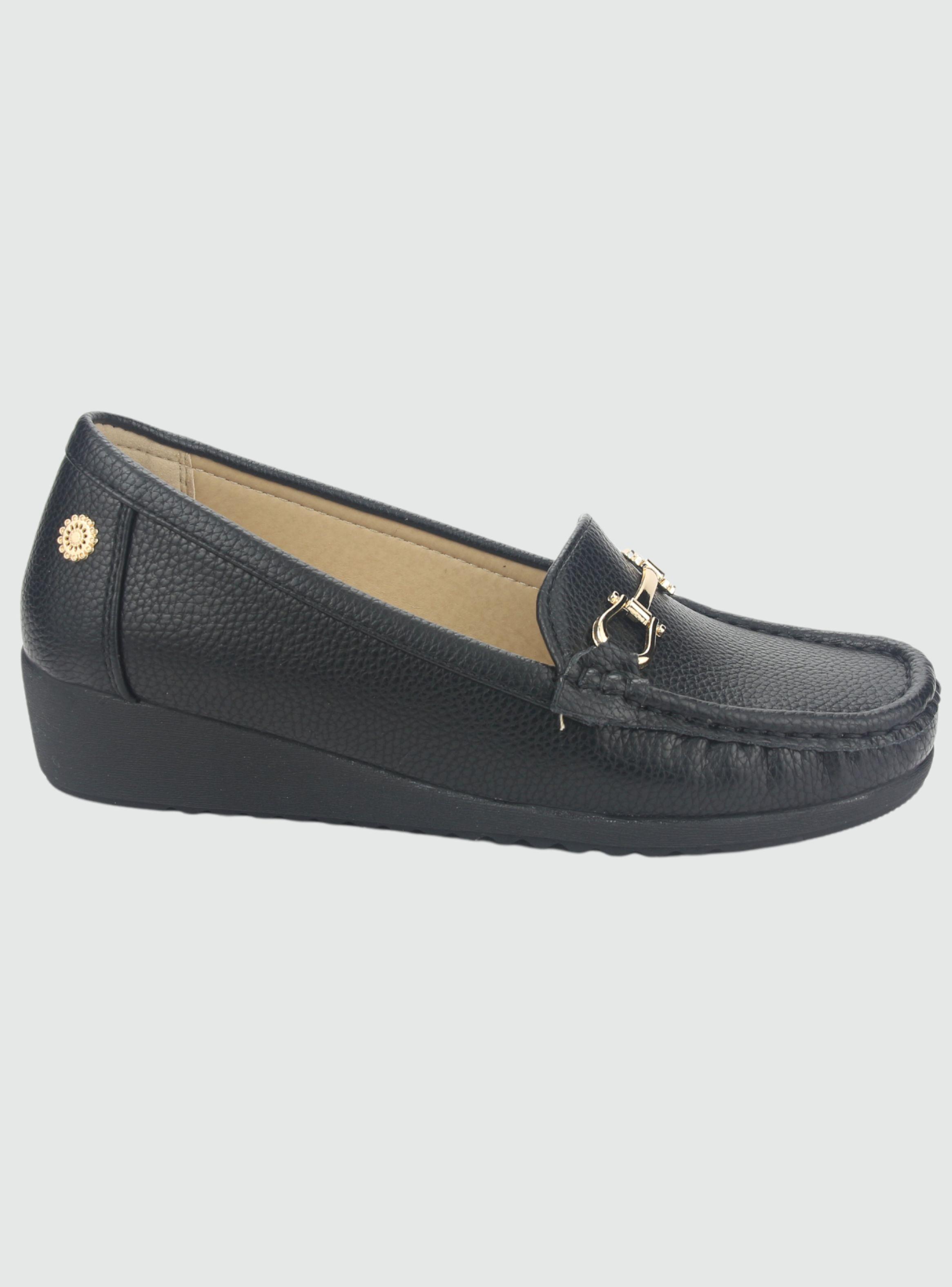 Mocasin Chalada Mujer Malu-2 Negro Casual-0
