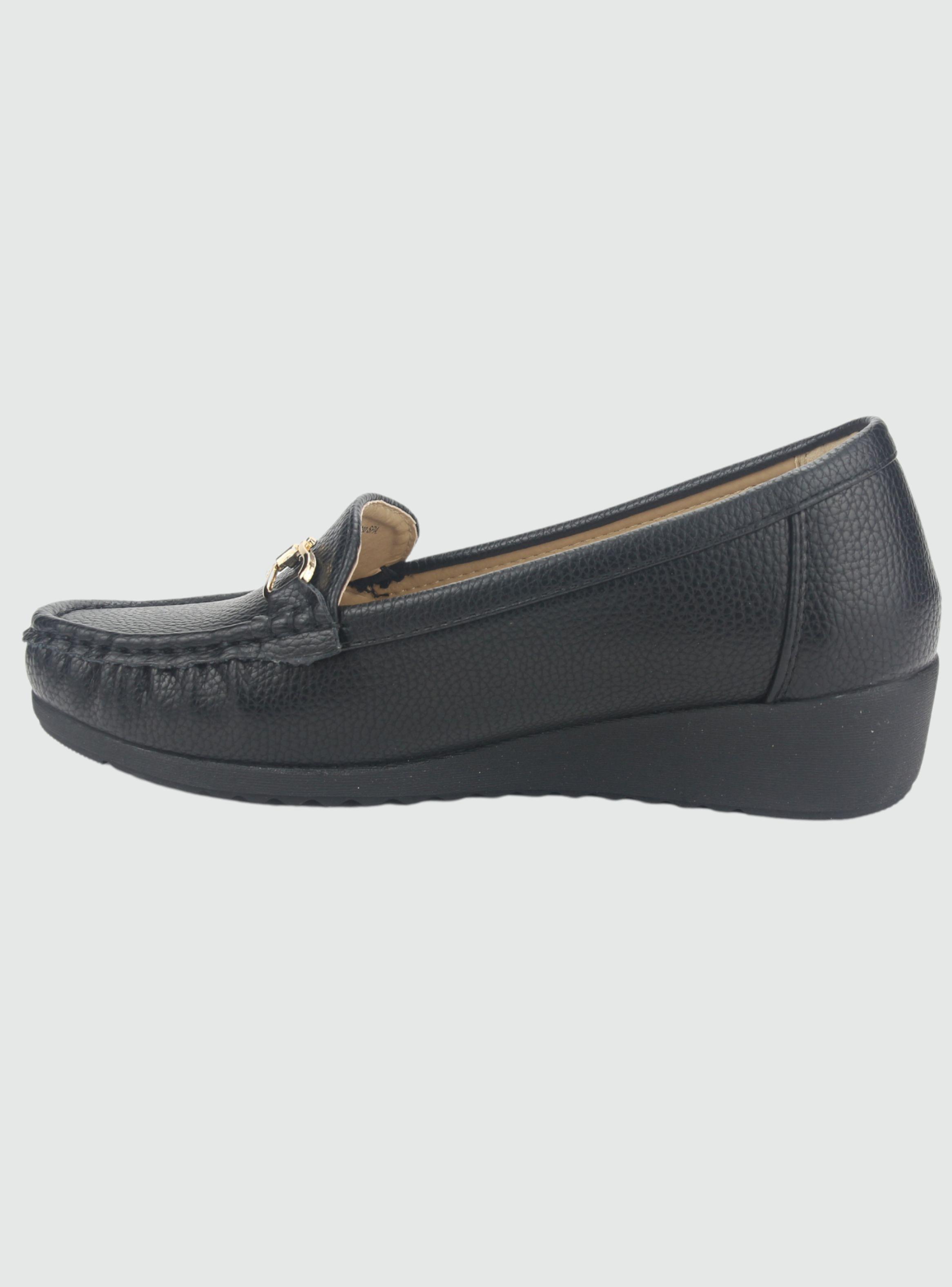 Mocasin Chalada Mujer Malu-2 Negro Casual-1