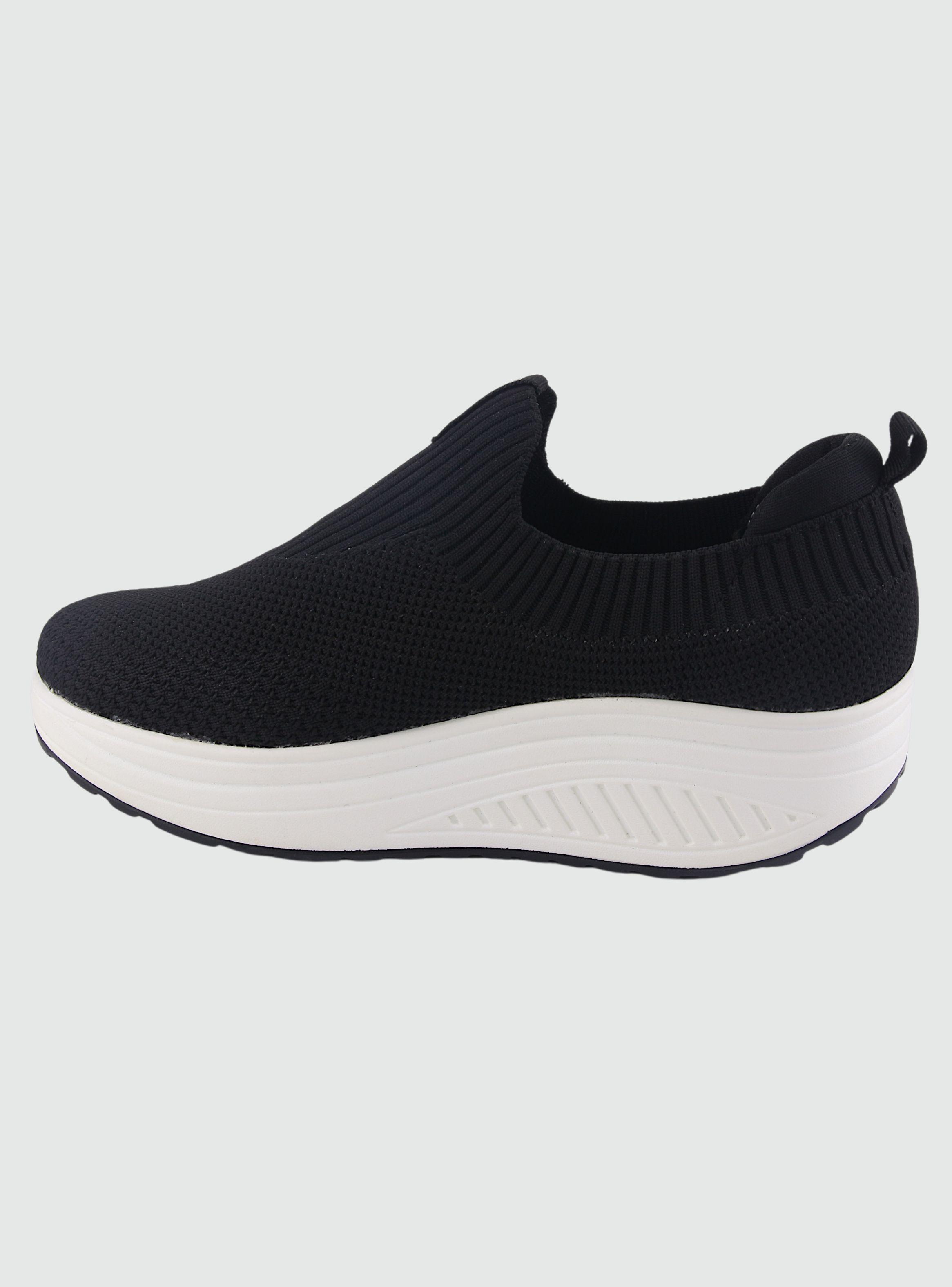 Zapatilla Funway Mujer Tija-40 Negro Casual-1