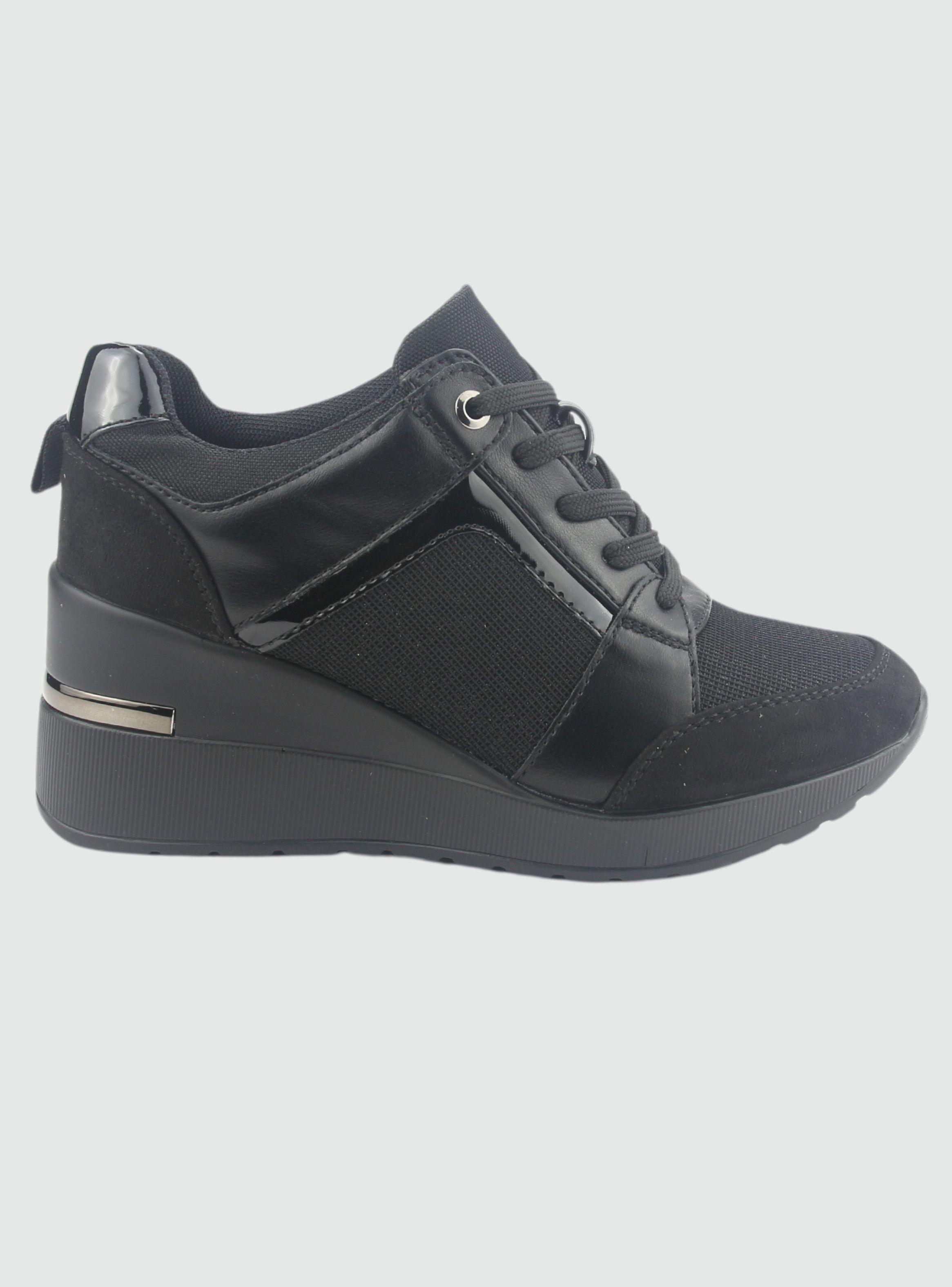 Zapatilla Chalada Mujer Bolden-13 Negro Urbano-0