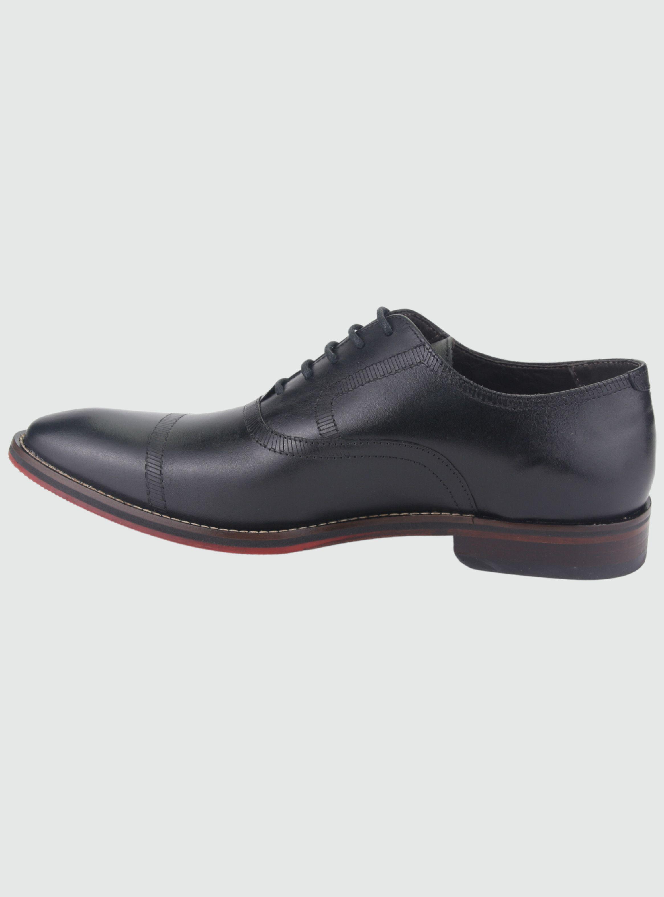 Zapato Ferracini Hombre 5711 Caravaggio Negro Casual-1