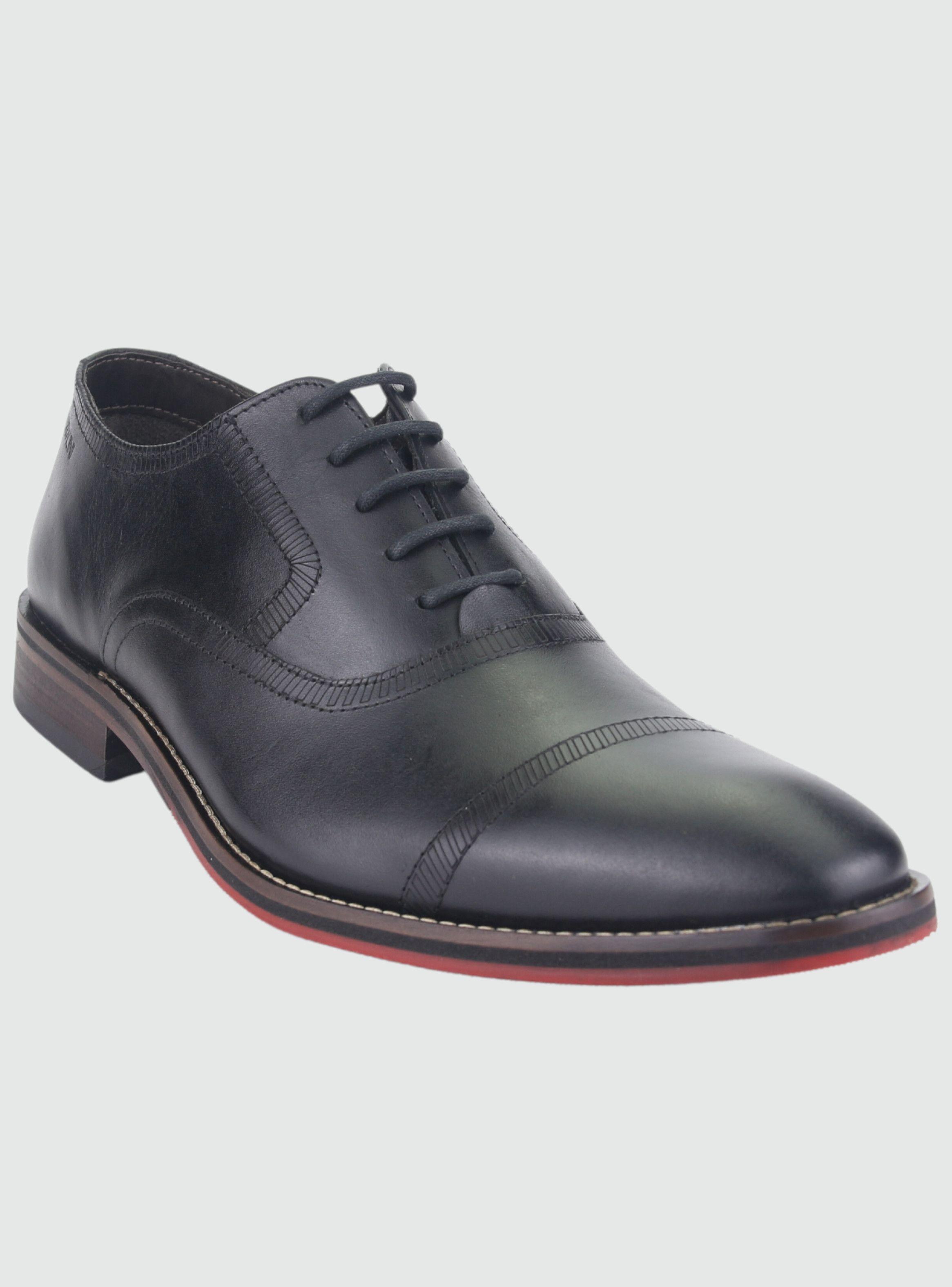 Zapato Ferracini Hombre 5711 Caravaggio Negro Casual-2