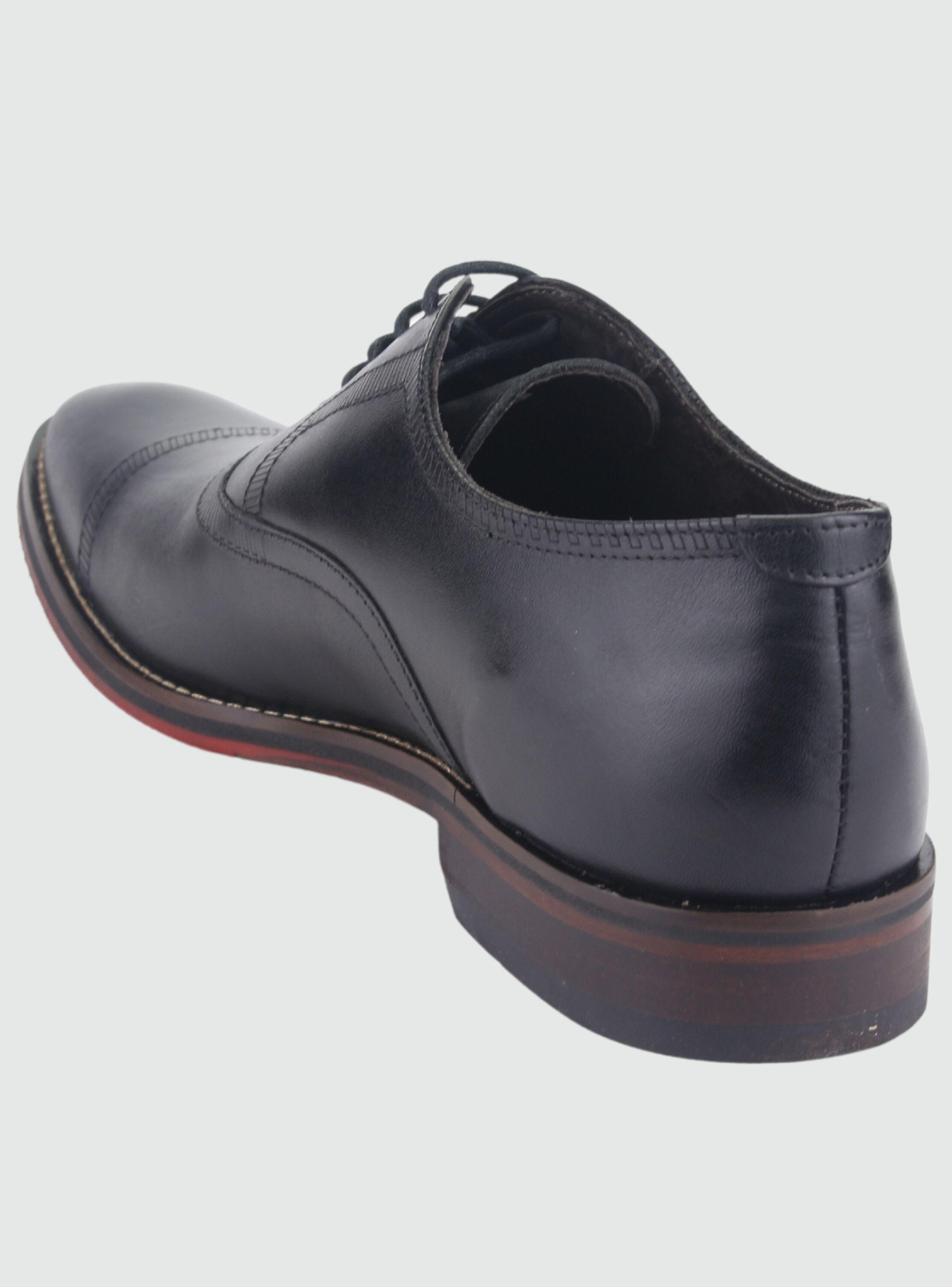 Zapato Ferracini Hombre 5711 Caravaggio Negro Casual-3