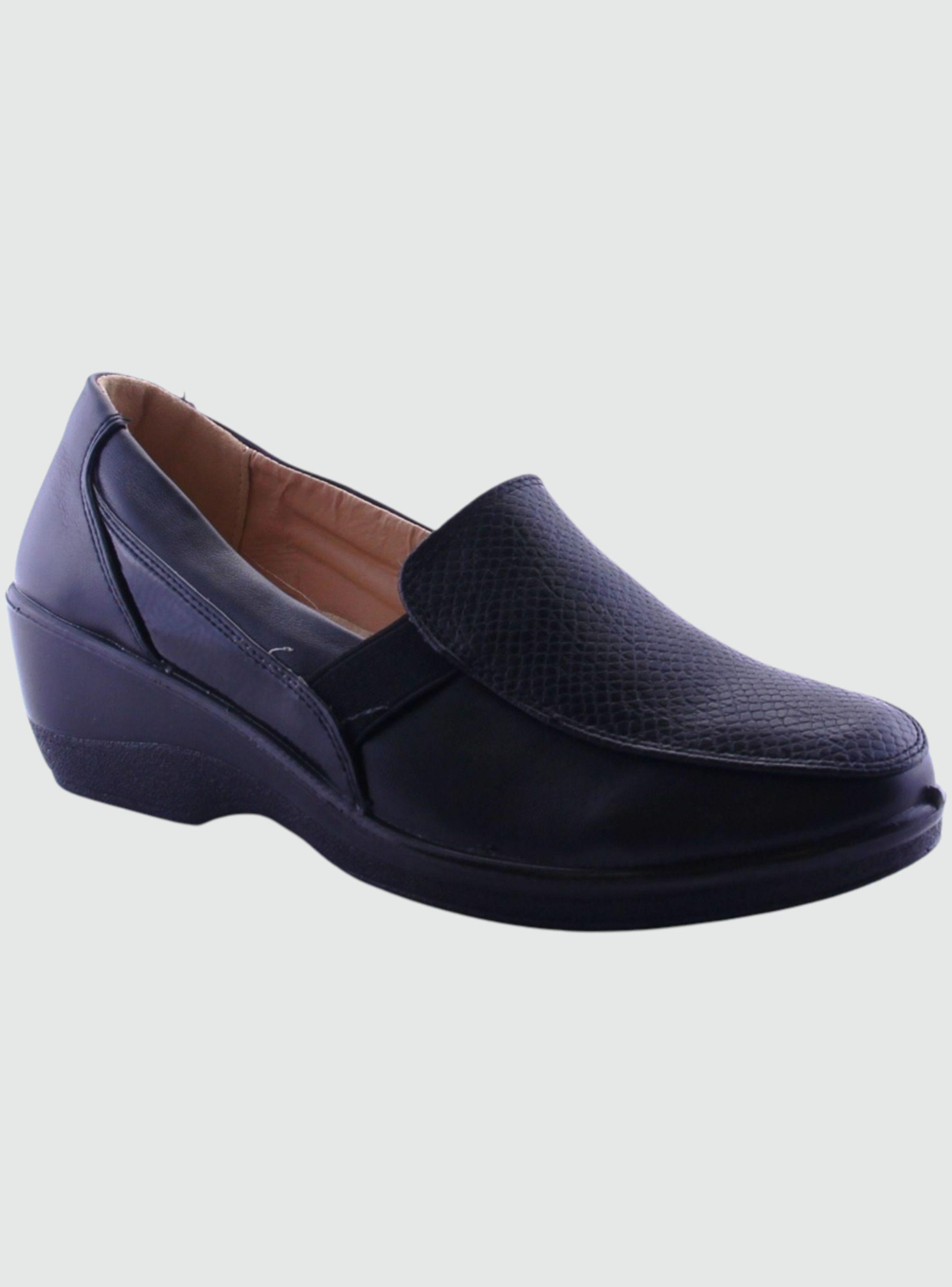 Zapato Chalada Mujer Confort-11 Negro Casual-1