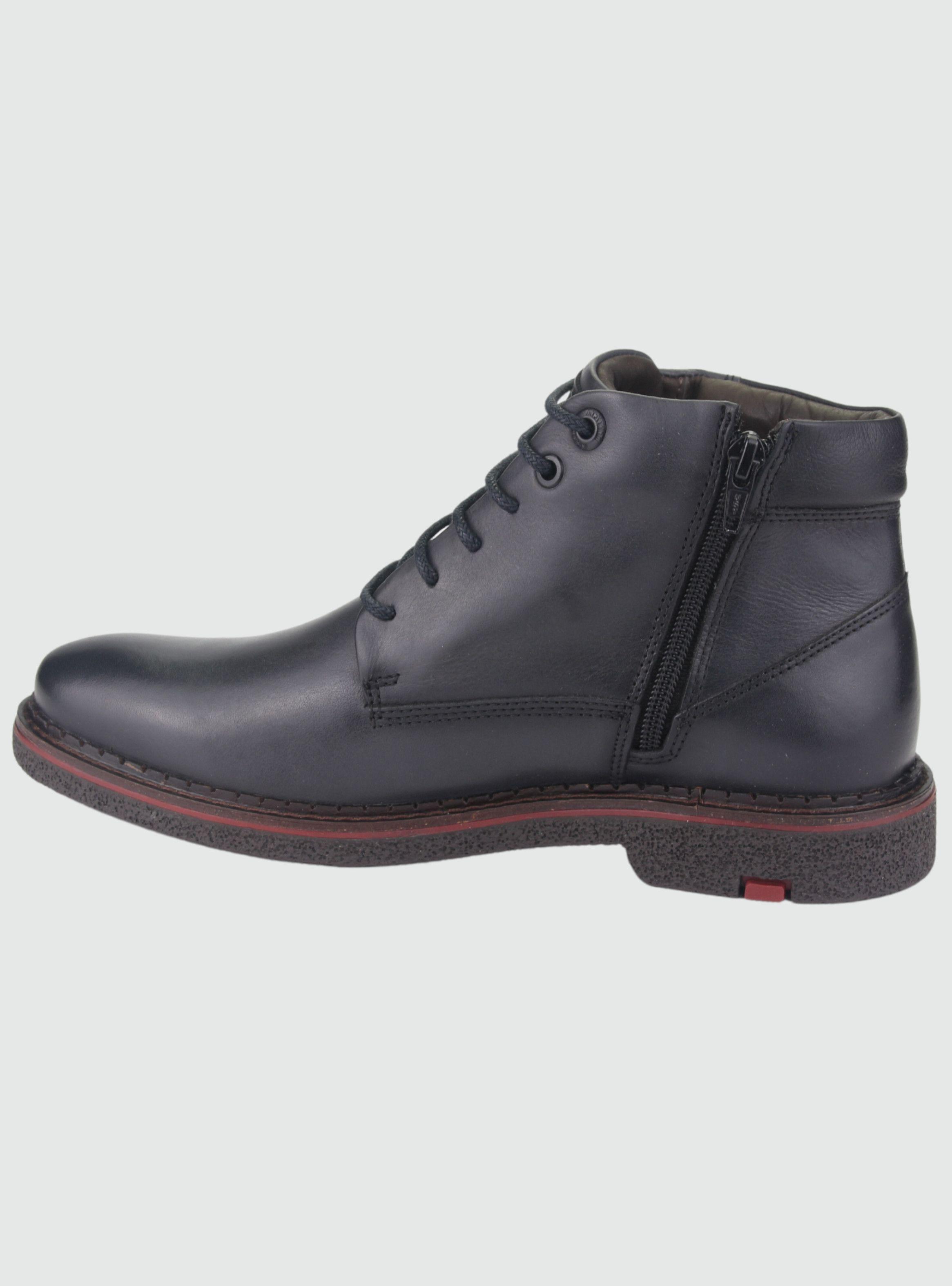 Botin Ferracini Hombre 9720 Almada Negro Casual-1