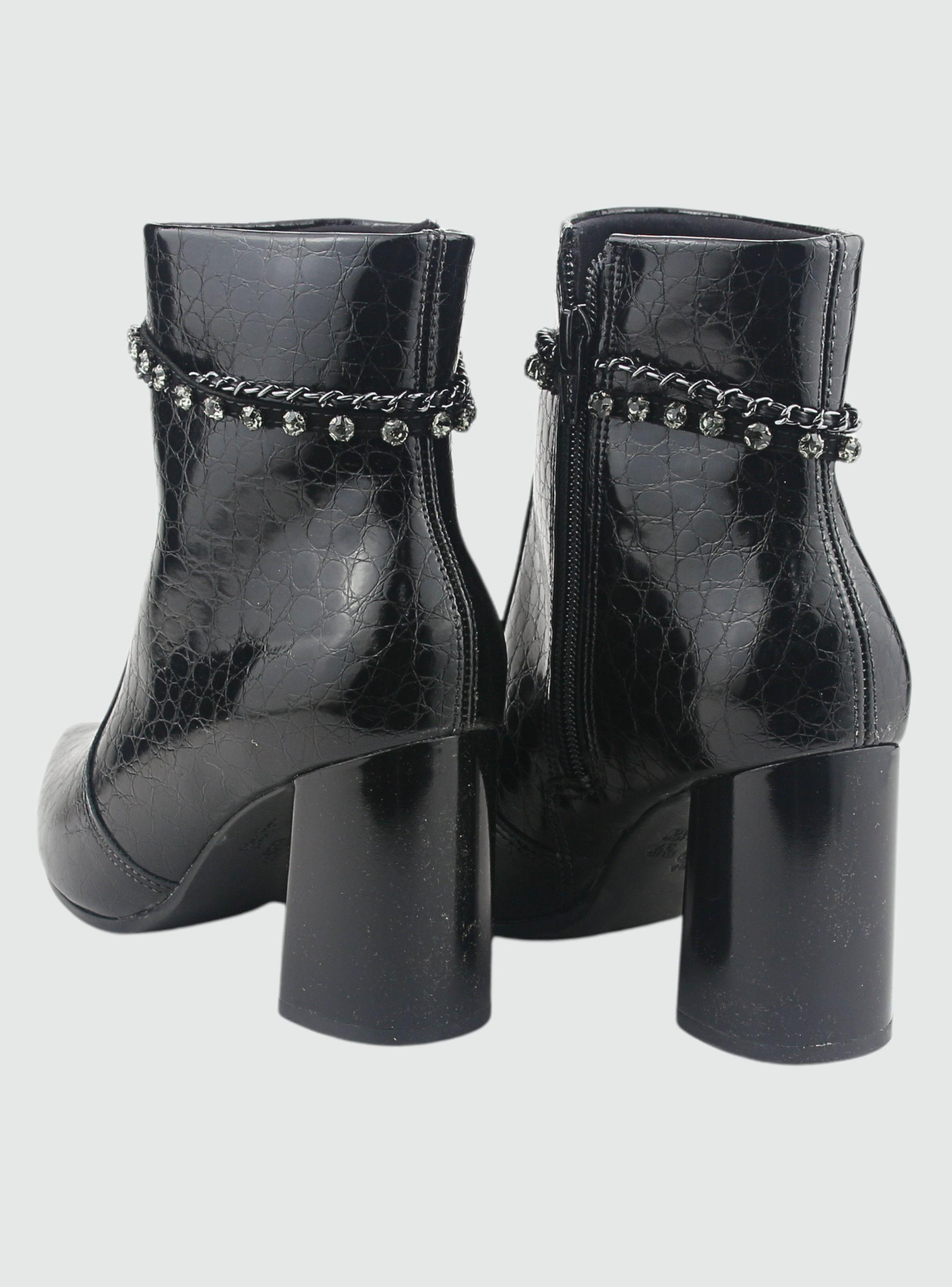 Botin Ramarim Mujer 2458104 Negro Casual-5