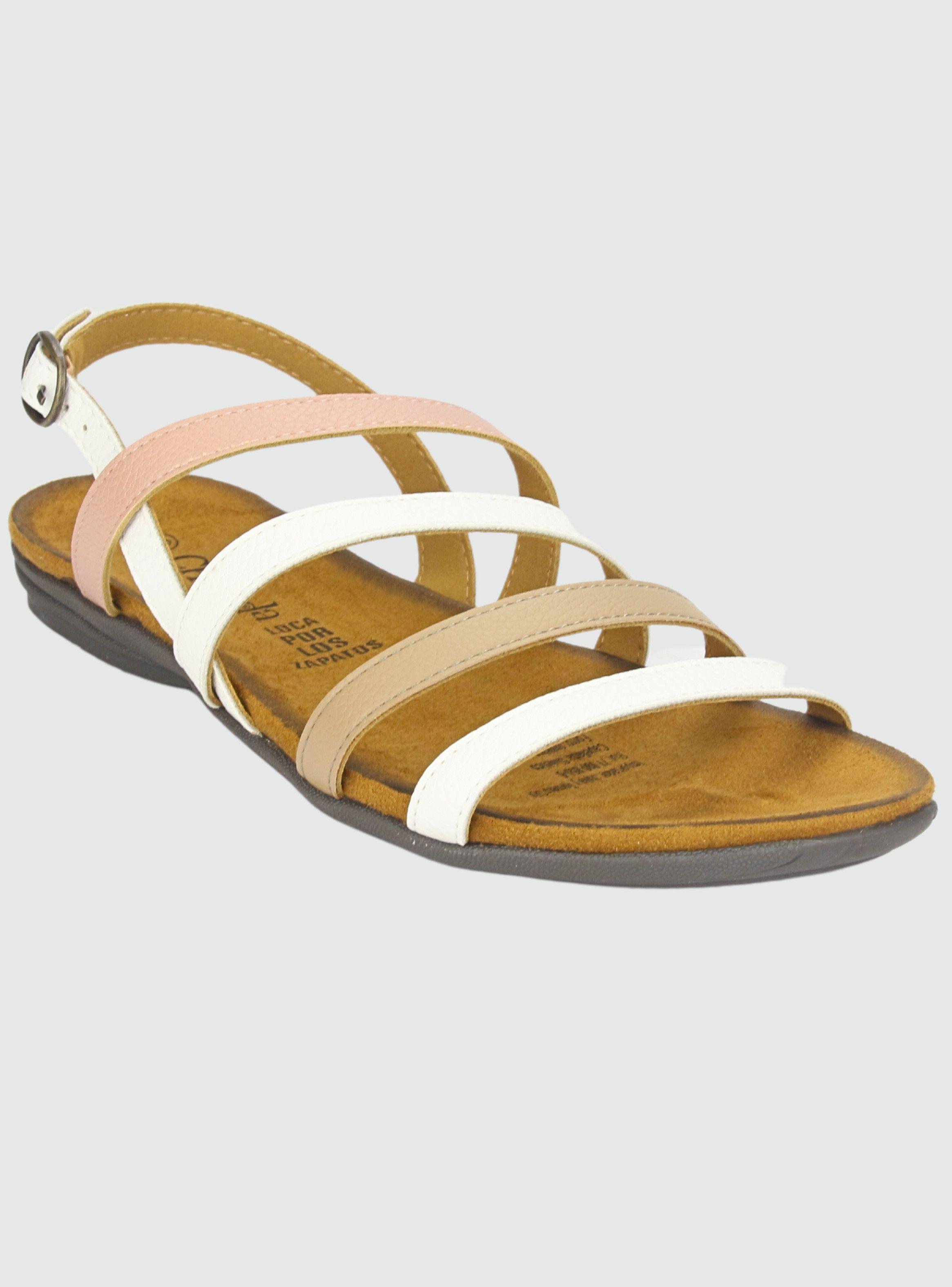 Sandalia Chalada Mujer Anatomic76 Blanco Casual-2
