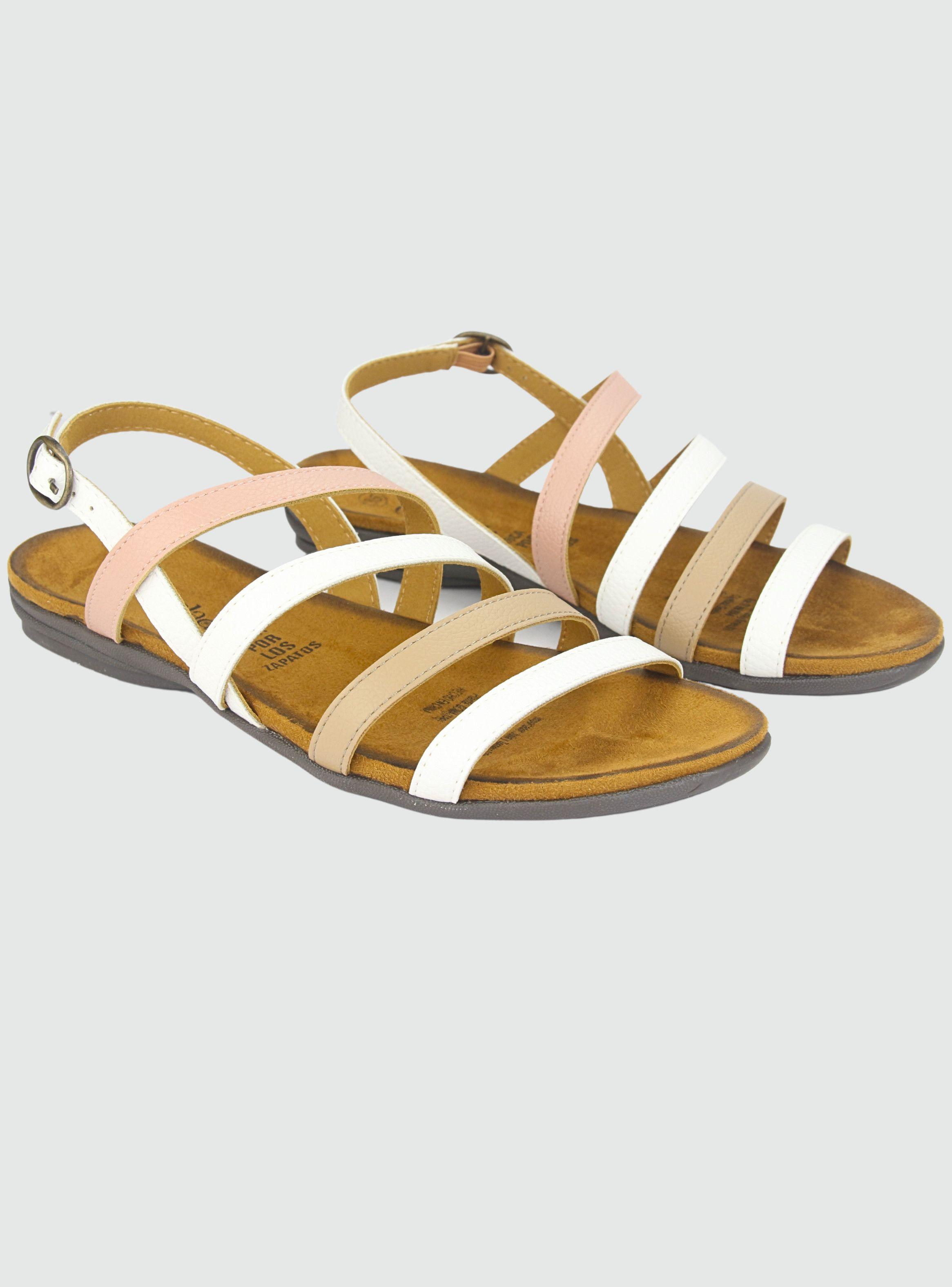 Sandalia Chalada Mujer Anatomic76 Blanco Casual-3