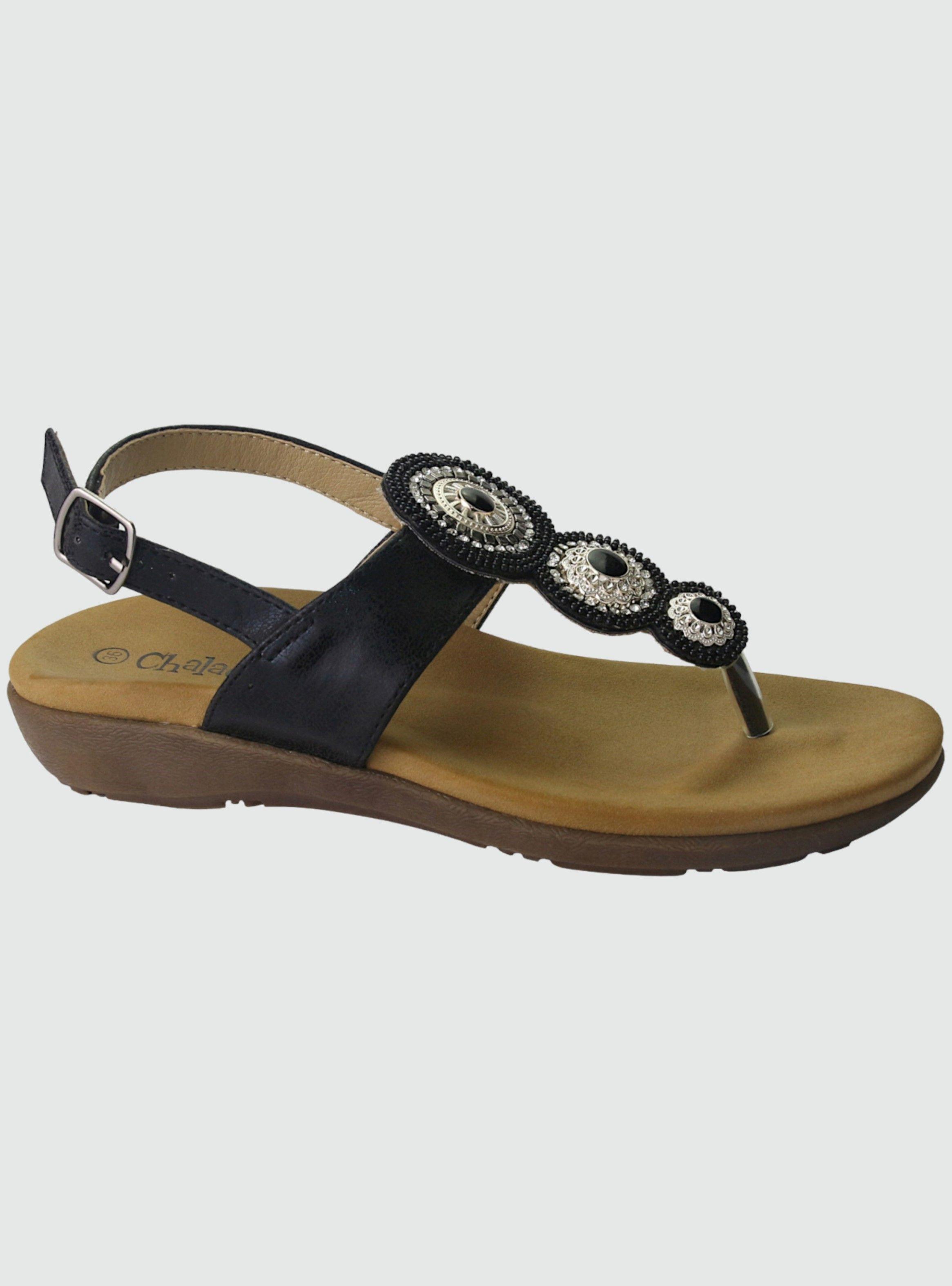 Sandalia Chalada Mujer Clara-2 Negro Moda-0