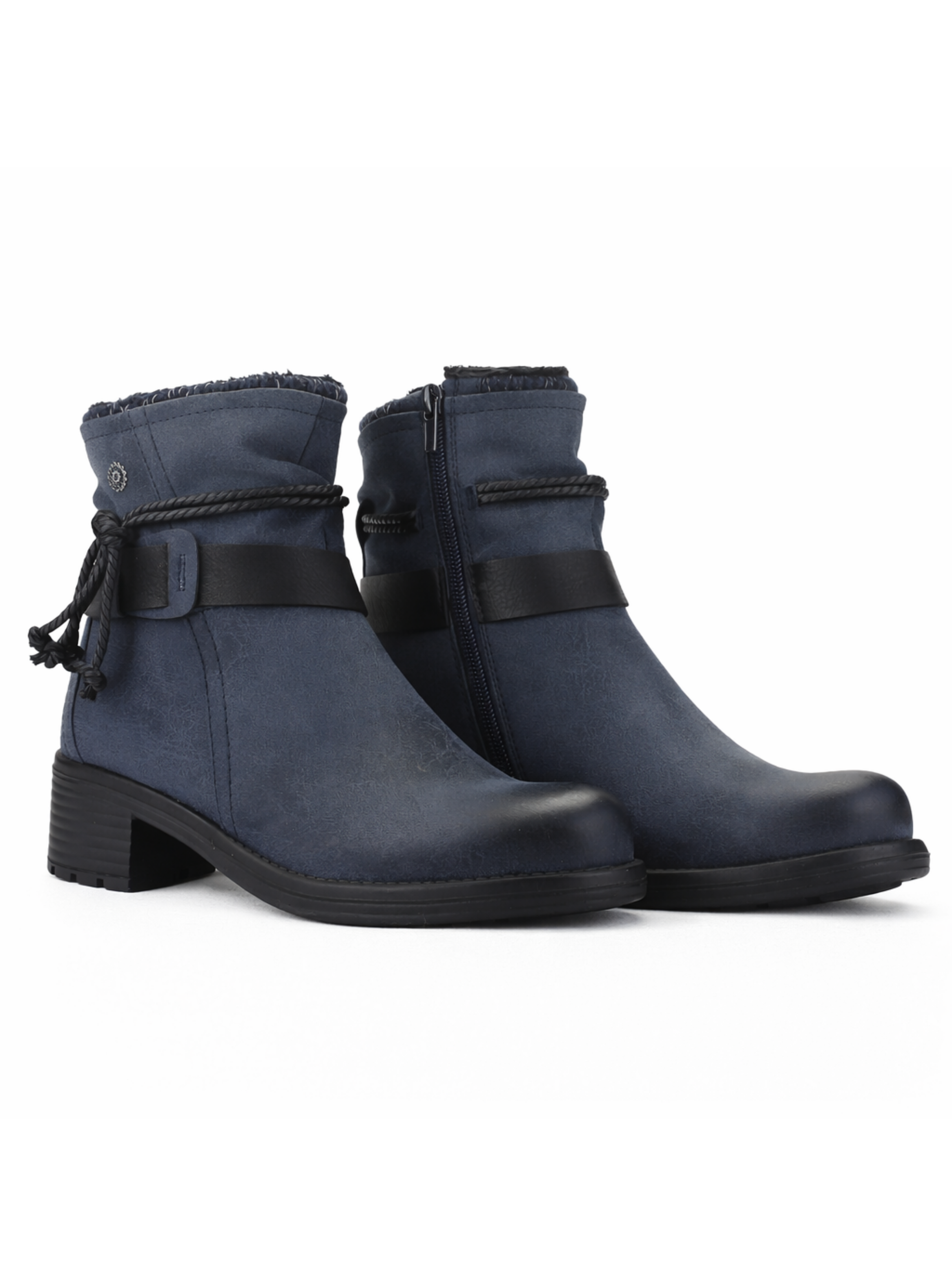 Botin Azul Mujer Casual Chalada Torke-4