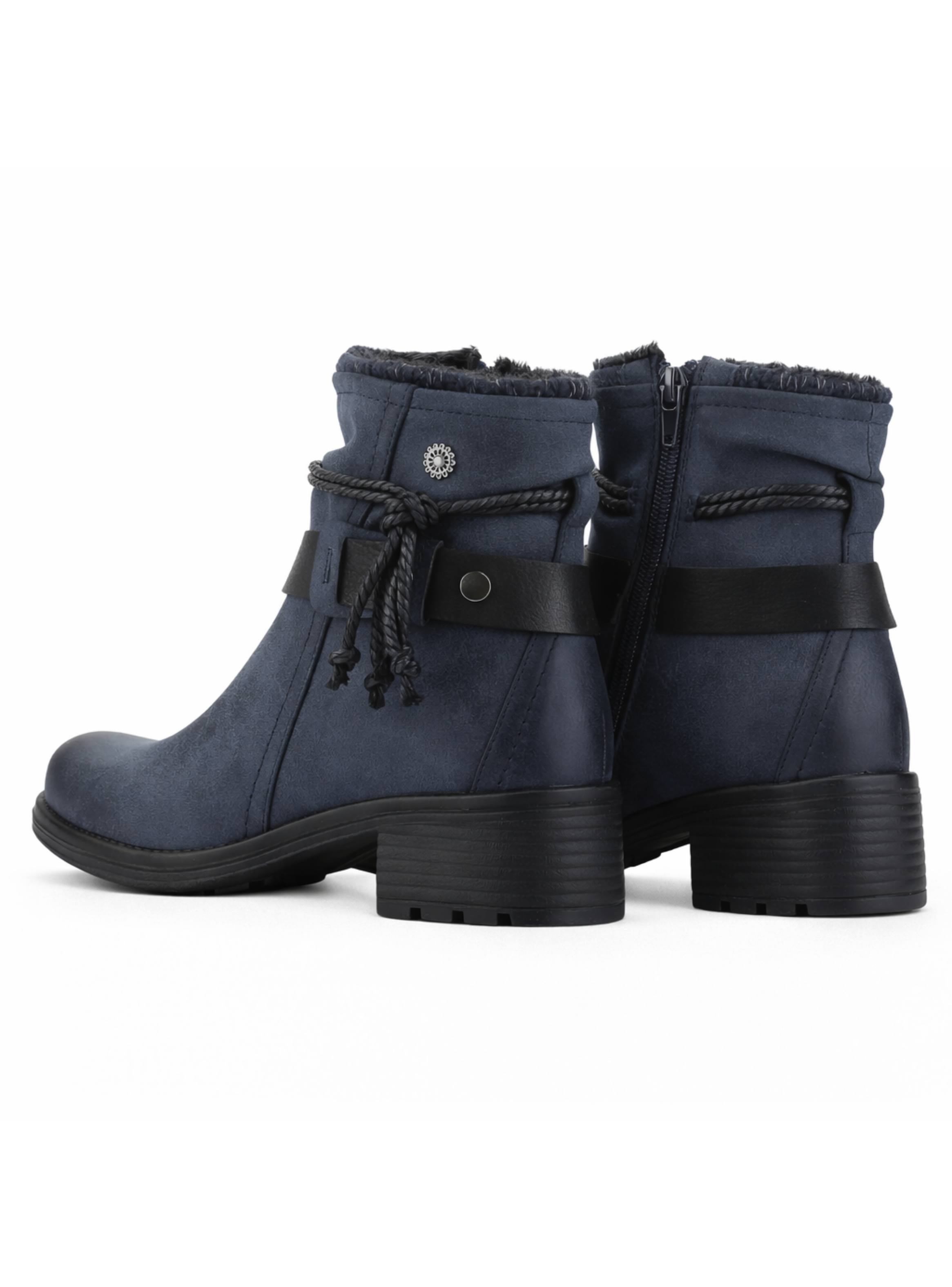 Botin Azul Mujer Casual Chalada Torke-5