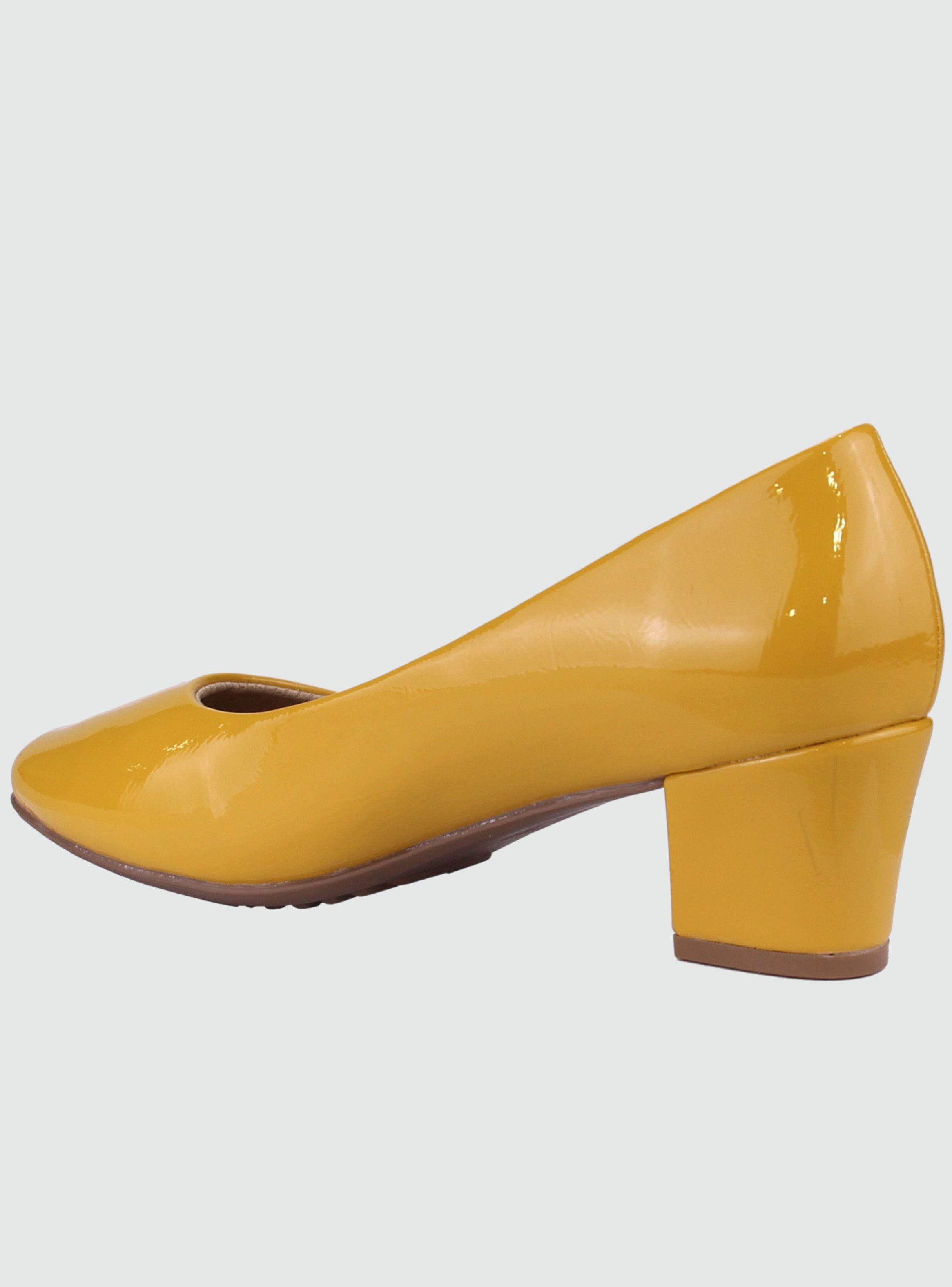 Zapato Chalada Mujer Flexi-25 Mostaza Casual-1