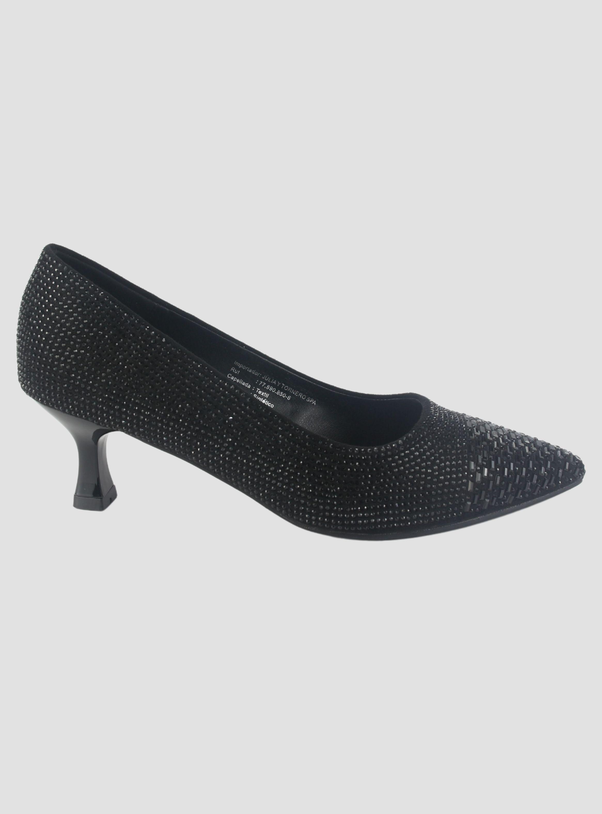 Zapato Chalada Mujer Rebi-3 Negro Casual-0
