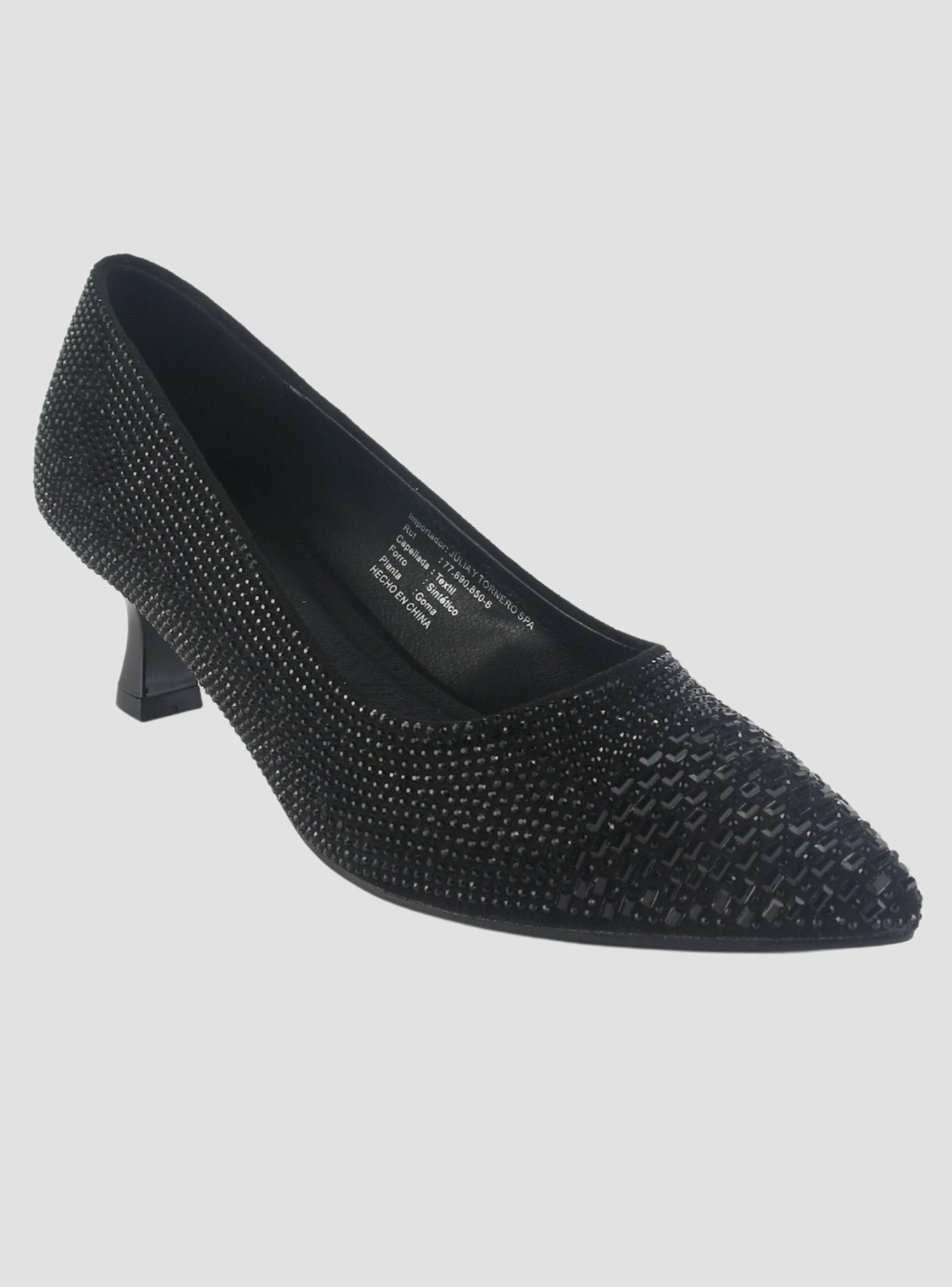 Zapato Chalada Mujer Rebi-3 Negro Casual-2