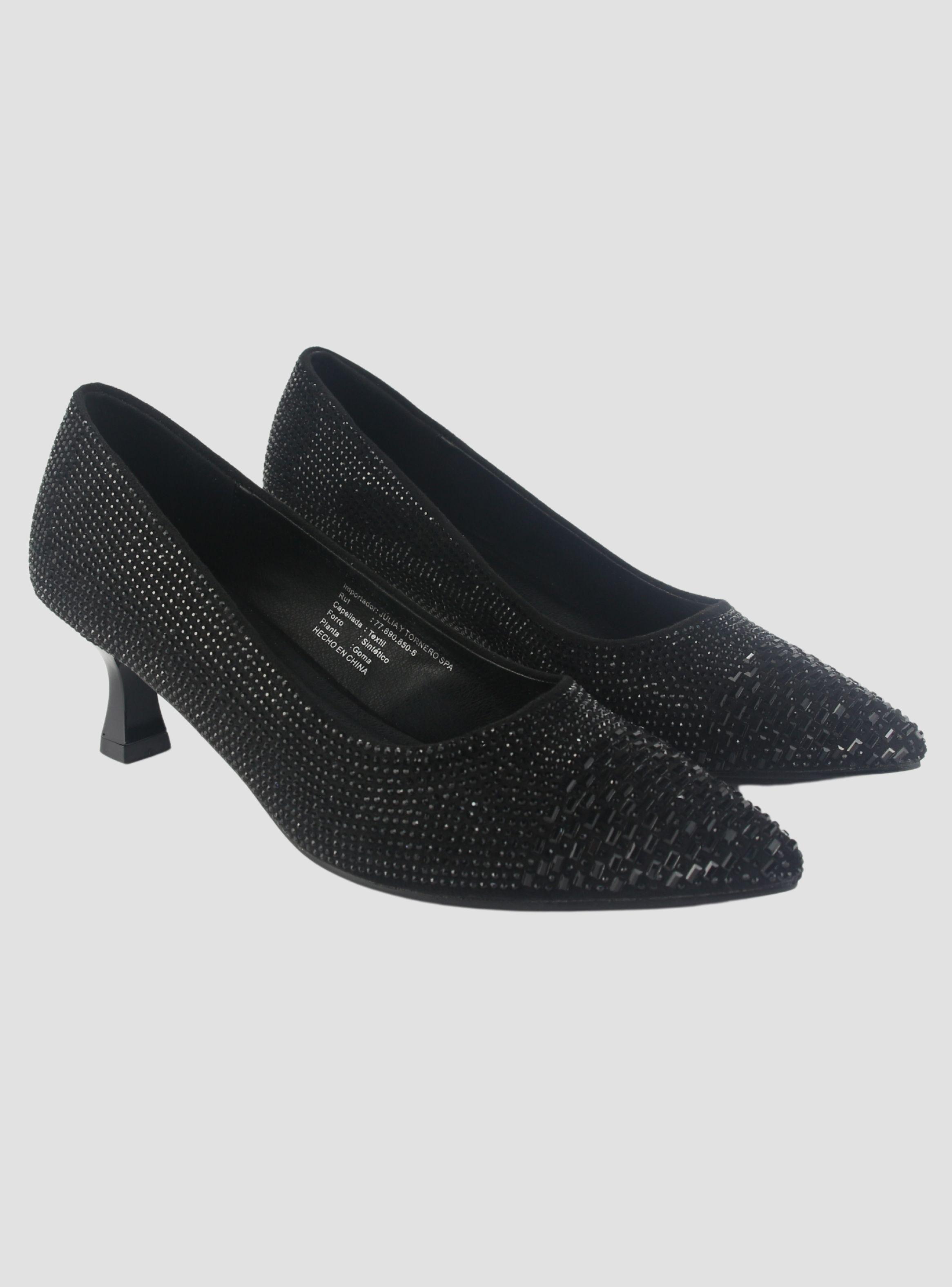 Zapato Chalada Mujer Rebi-3 Negro Casual-4