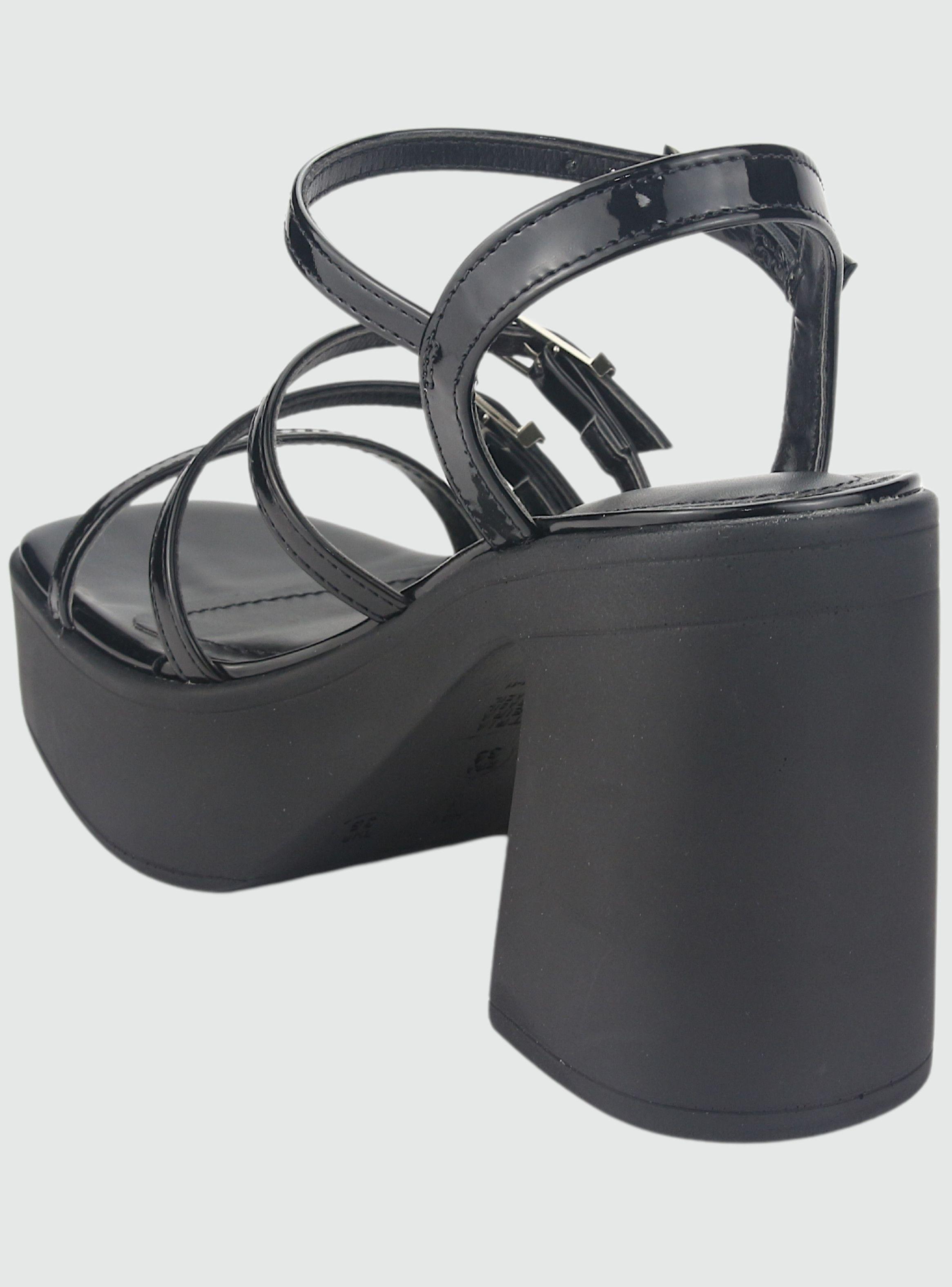 Sandalia Via Marte Mujer 23-11103 V Preto Casual-3