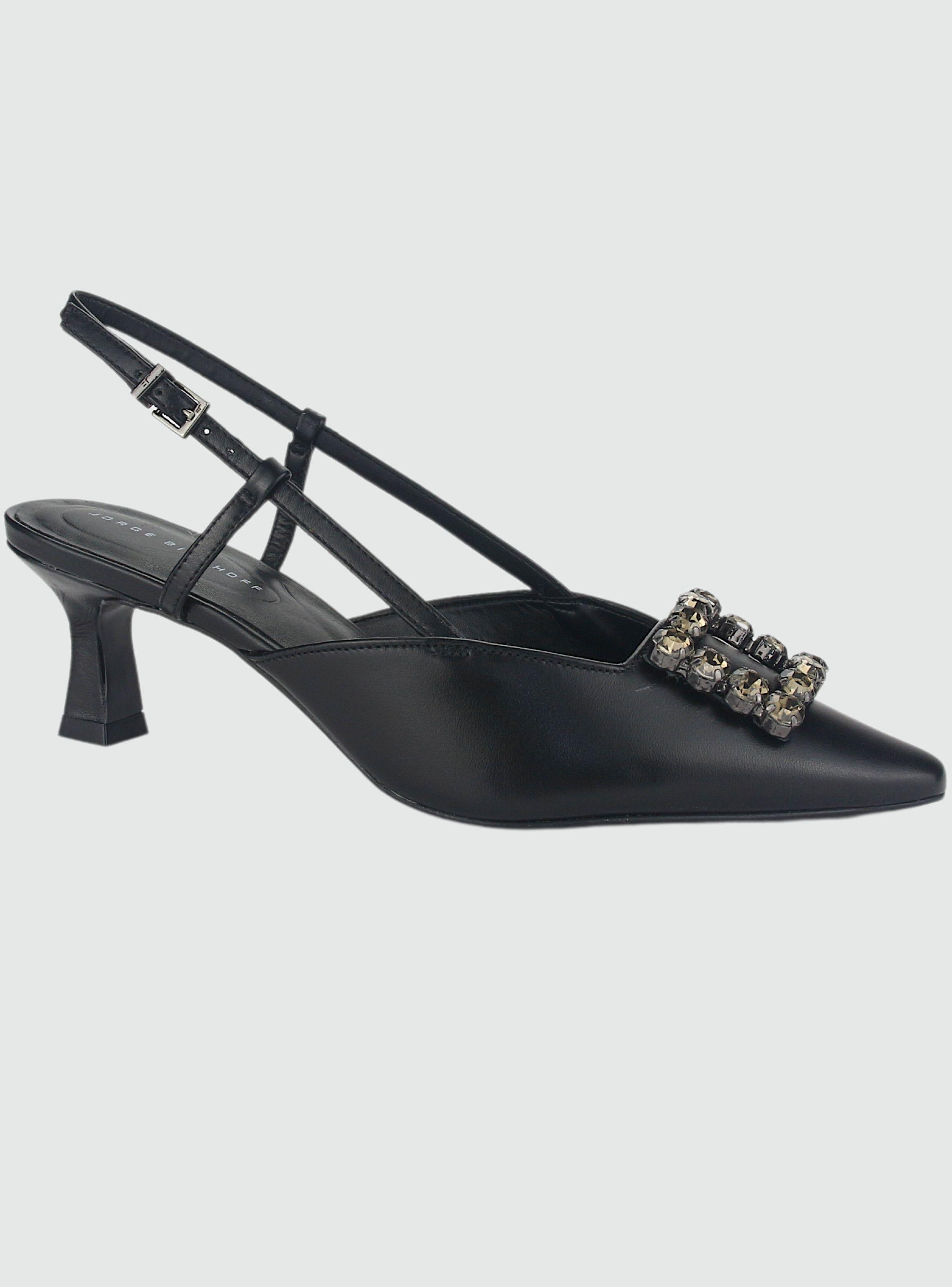 Sandalia Jorge Bischoff Mujer P17994002 Negro Casual-0