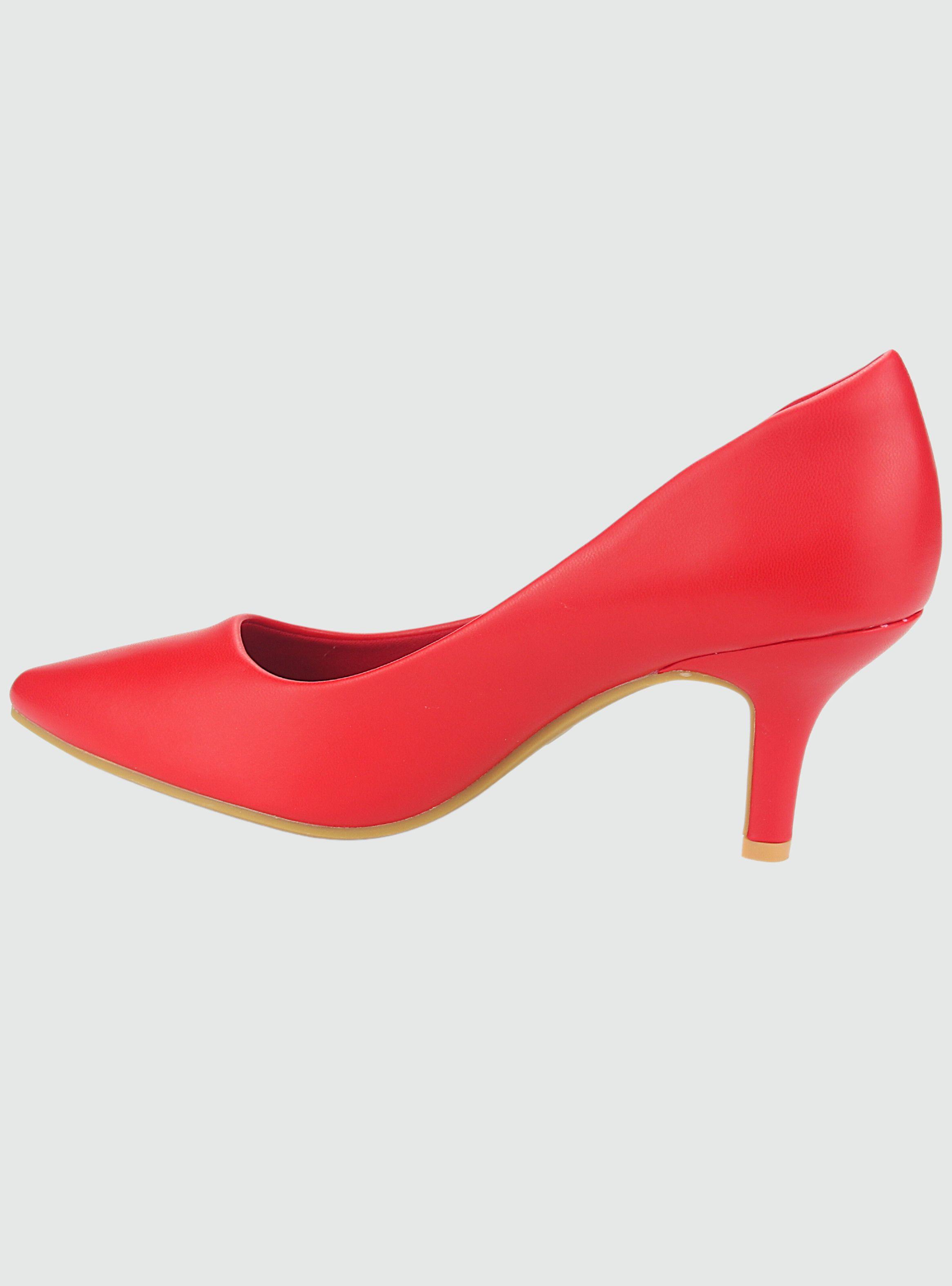 Zapato Chalada Mujer Regent-26 Rojo Casual-1