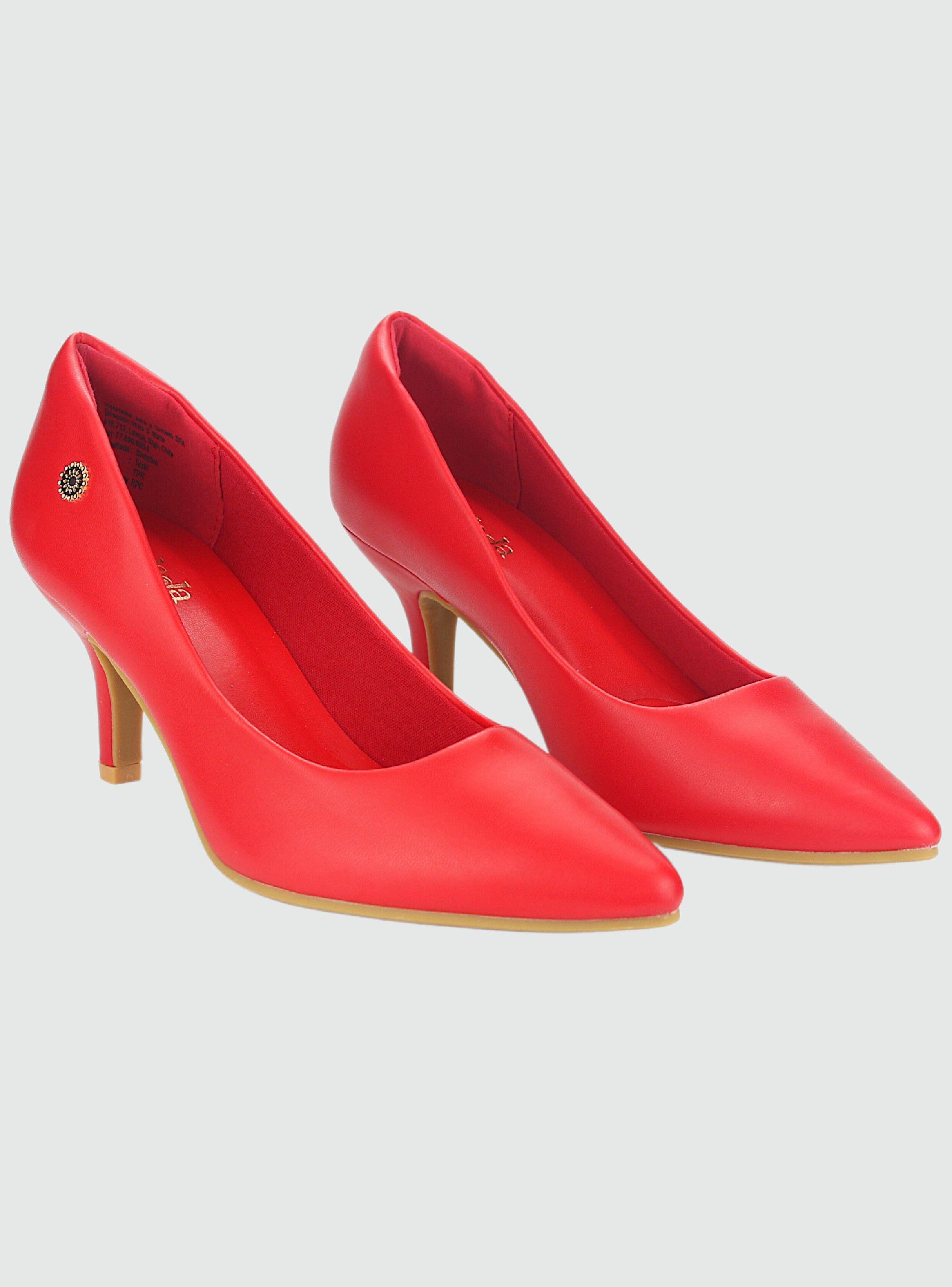 Zapato Chalada Mujer Regent-26 Rojo Casual-4