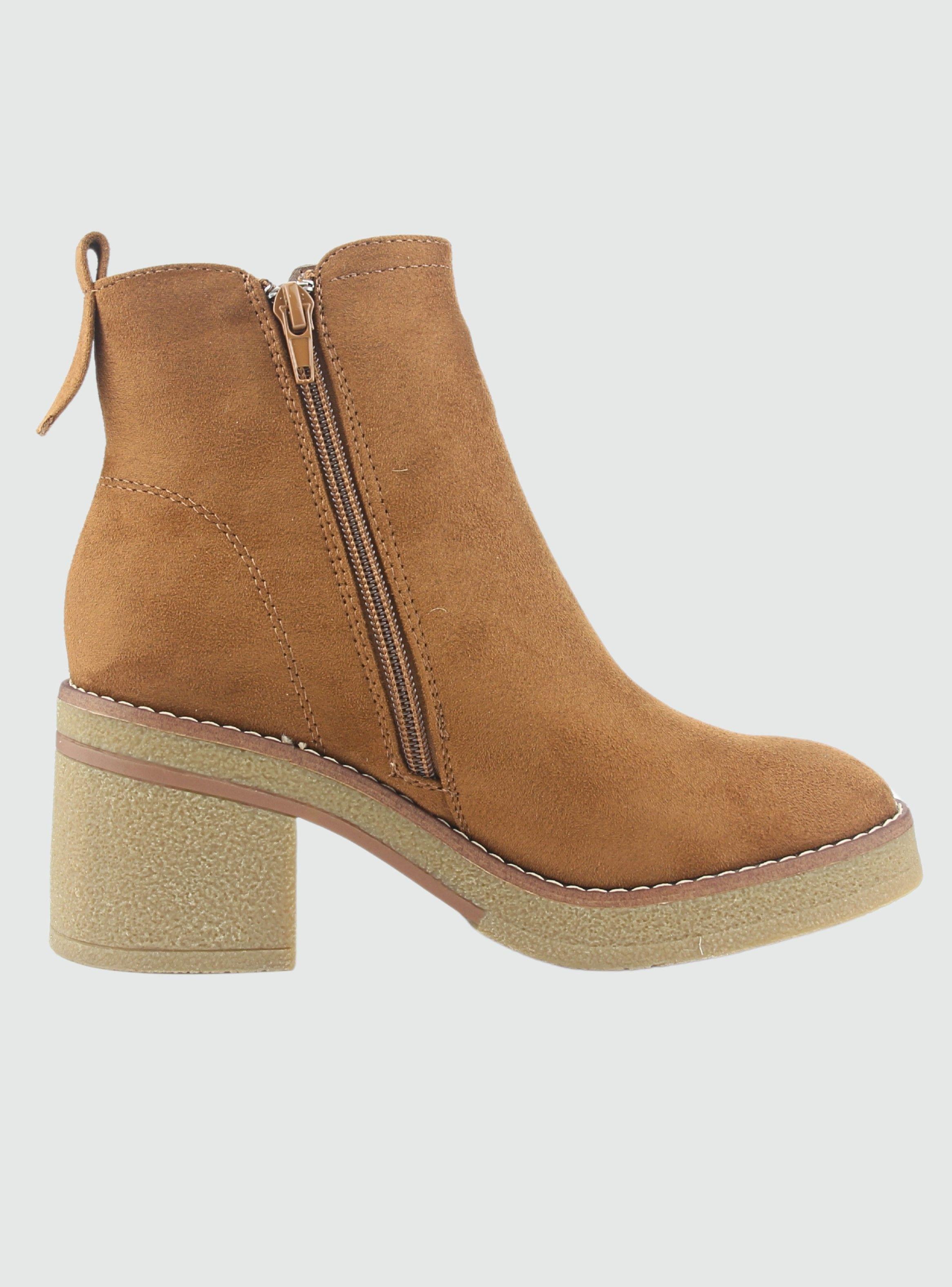 Botin Chalada Mujer Bricca-2 Café Casual-0