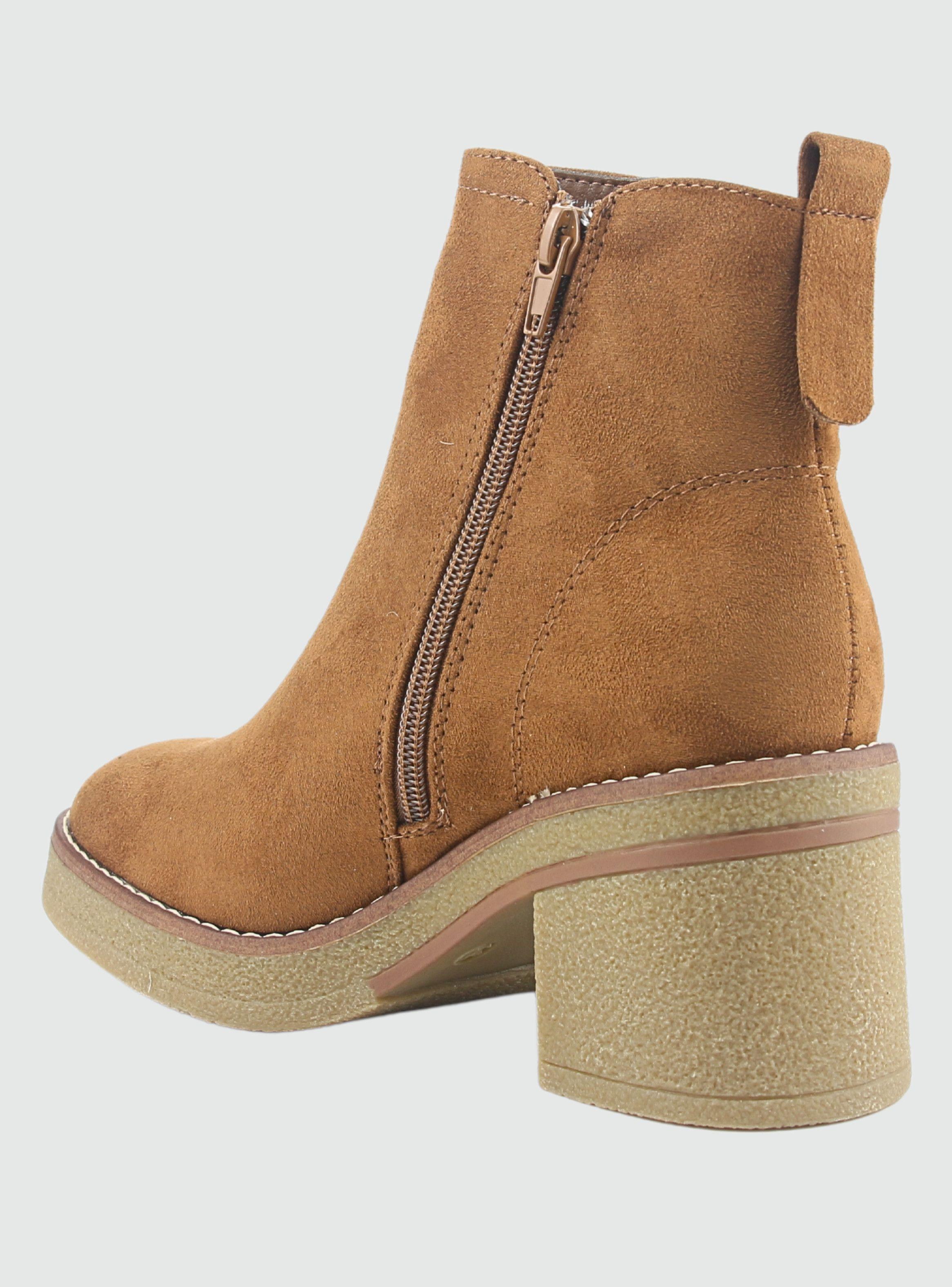 Botin Chalada Mujer Bricca-2 Café Casual-2