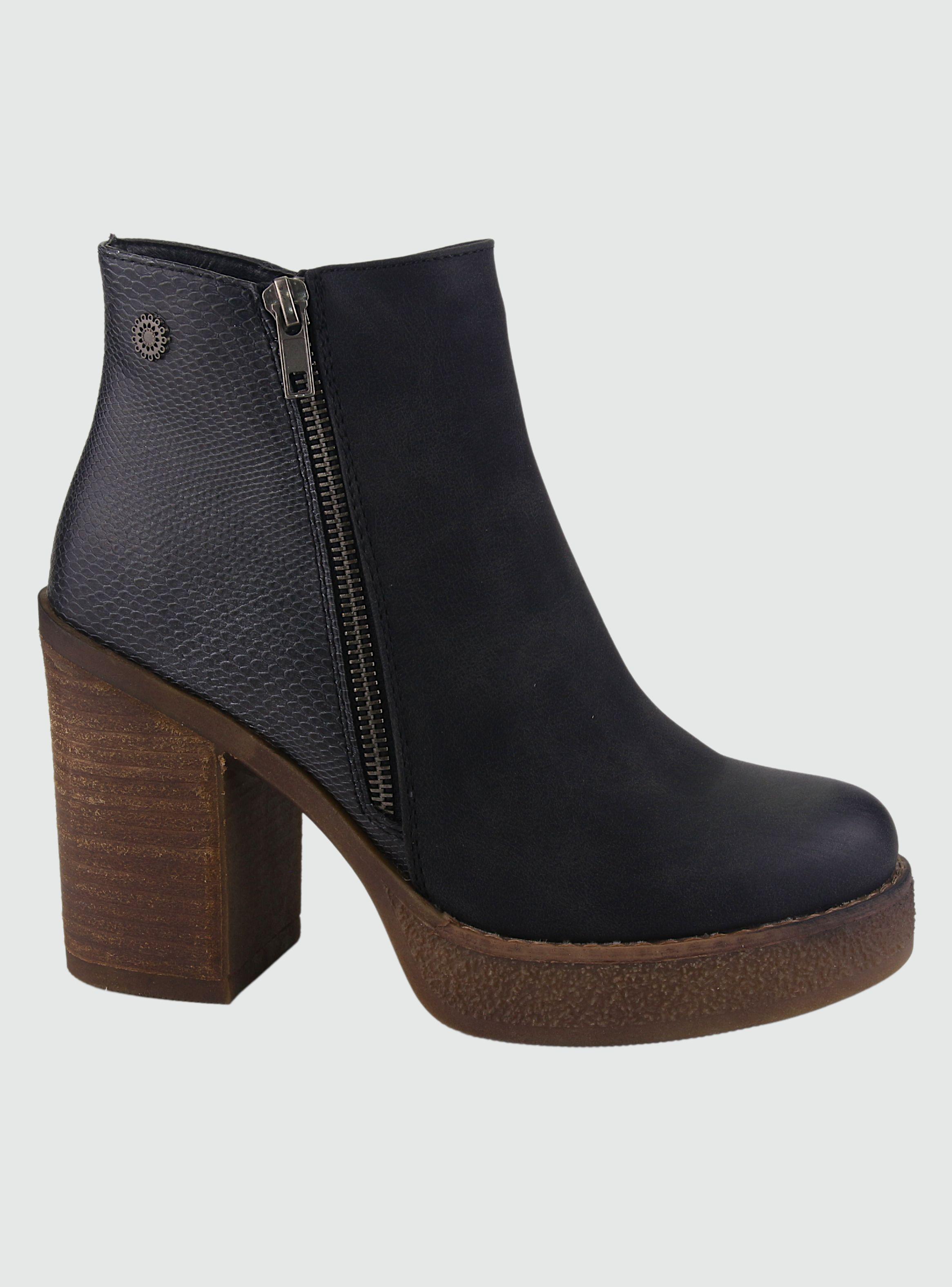 Botin Chalada Mujer Ella-1 Negro Moda-0