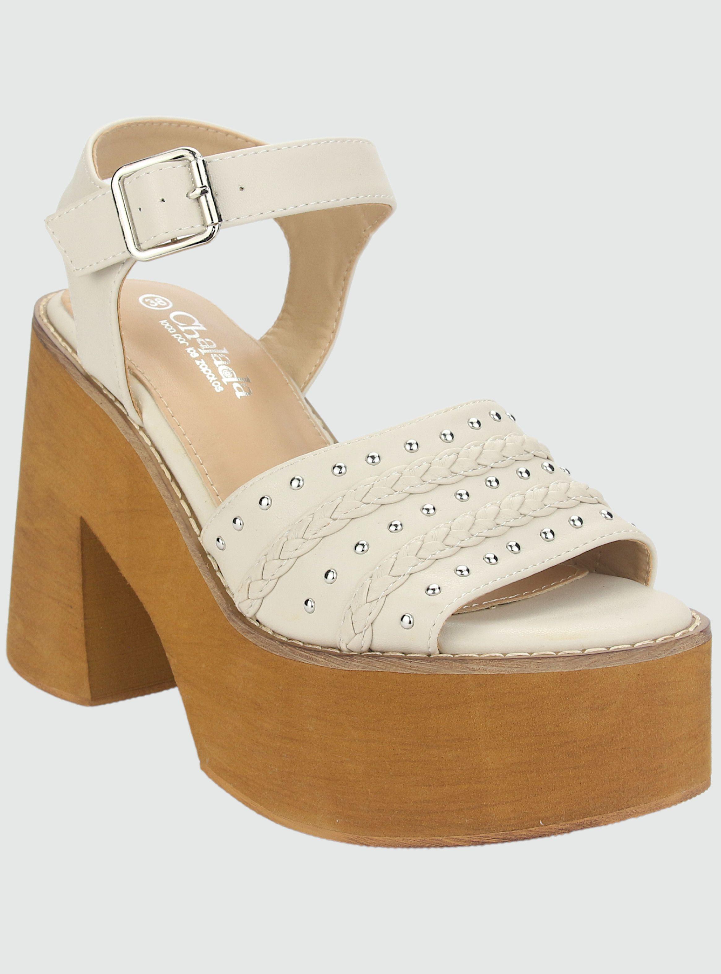 Sandalia Chalada Mujer Wake-1 Blanco Casual-2