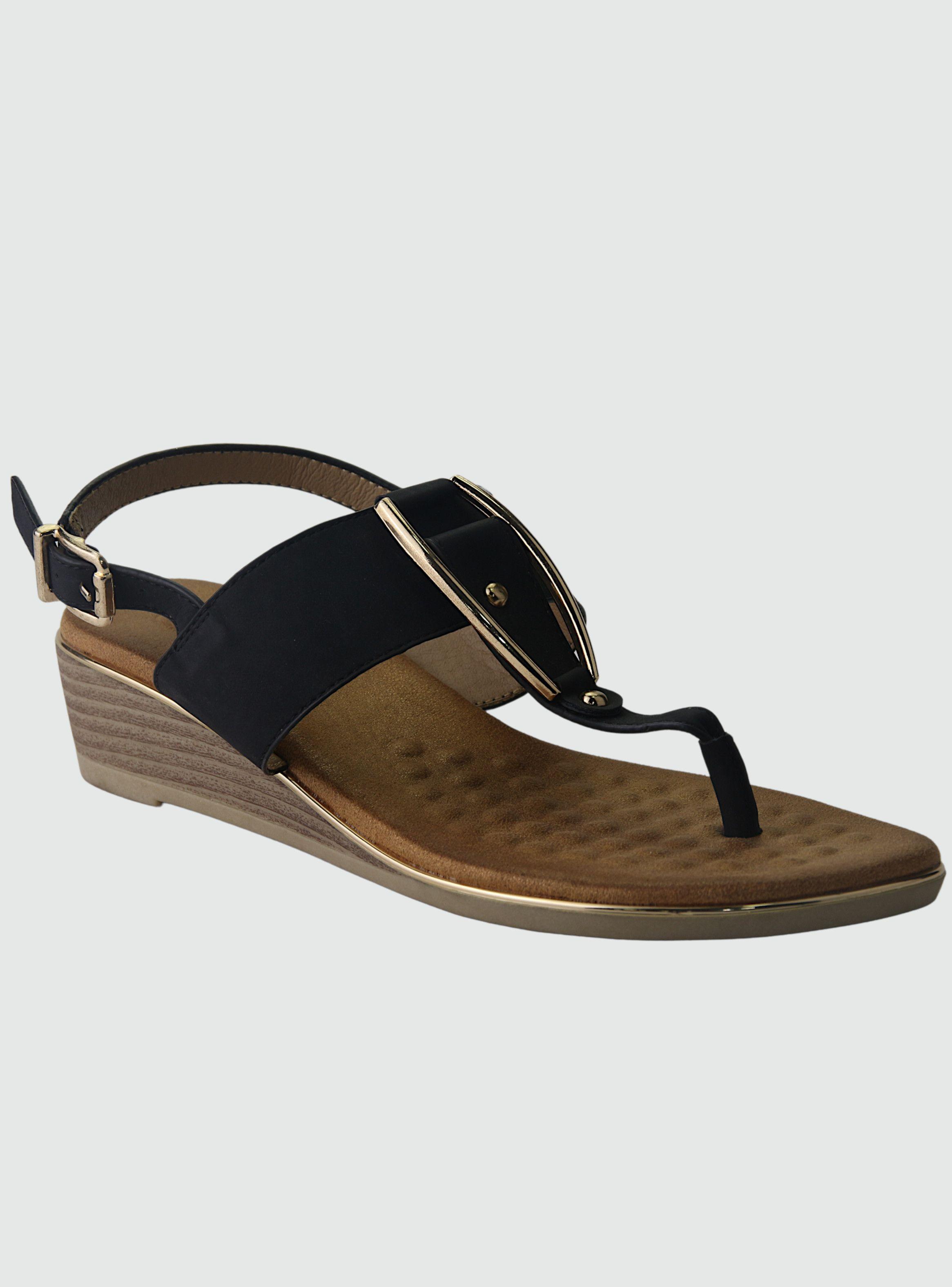 Sandalia Chalada Mujer Alba-6 Negro Casual-0