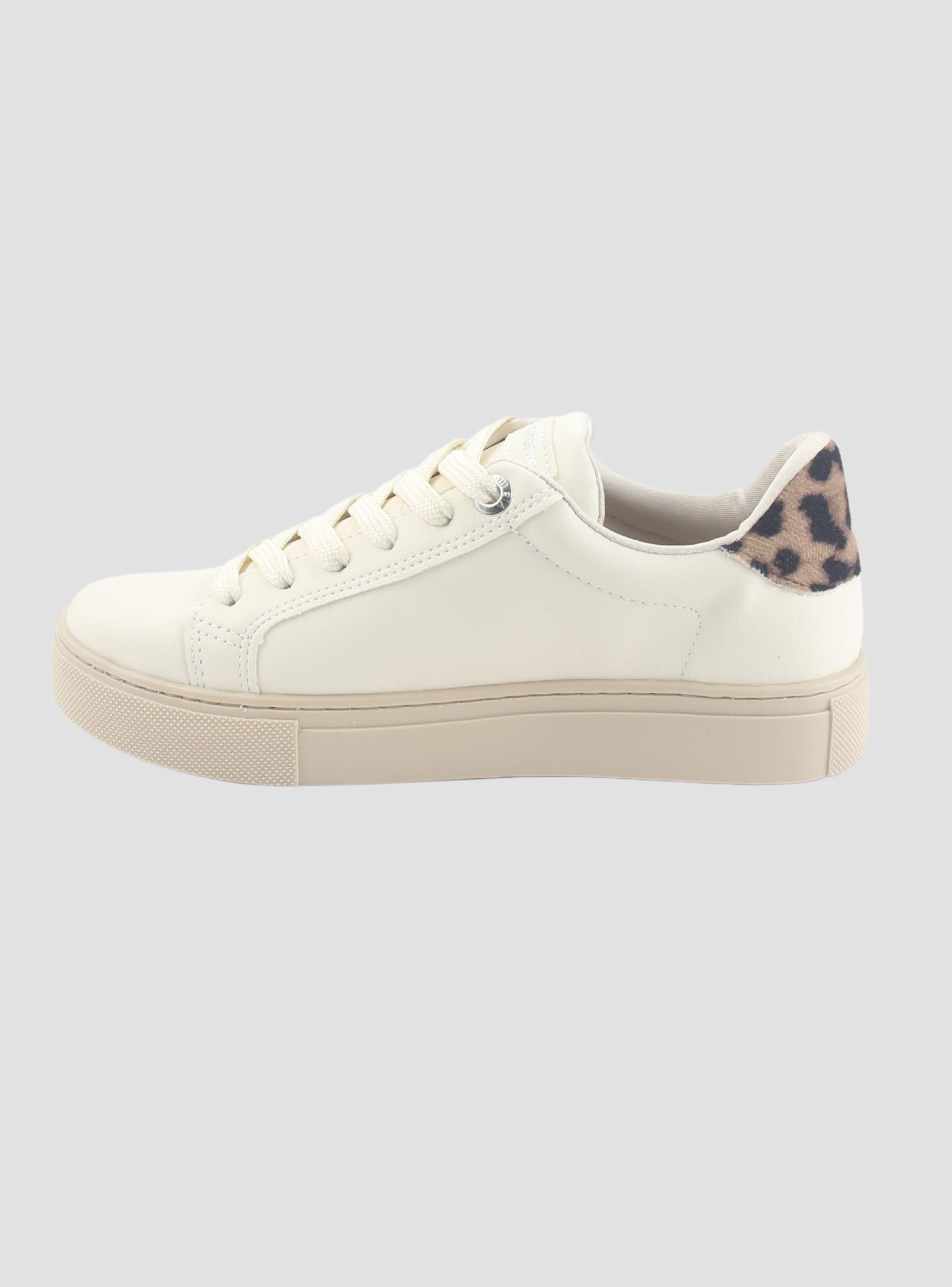 Zapatilla Via Marte Mujer 082-002-04 Beige Casual-3