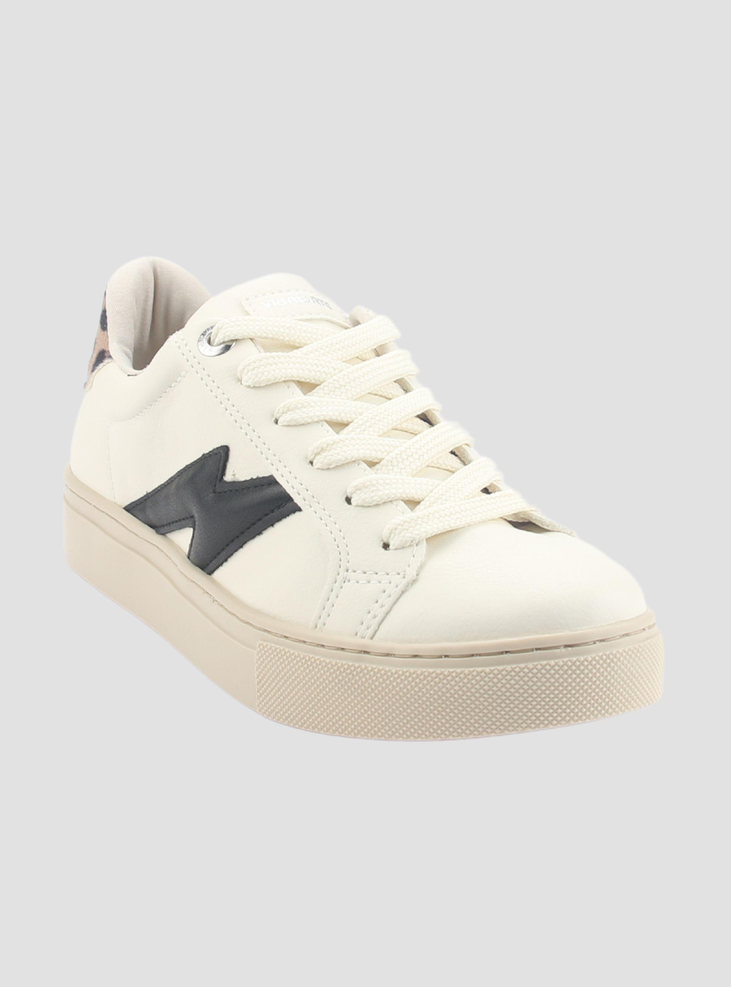 Zapatilla Via Marte Mujer 082-002-04 Beige Casual-2