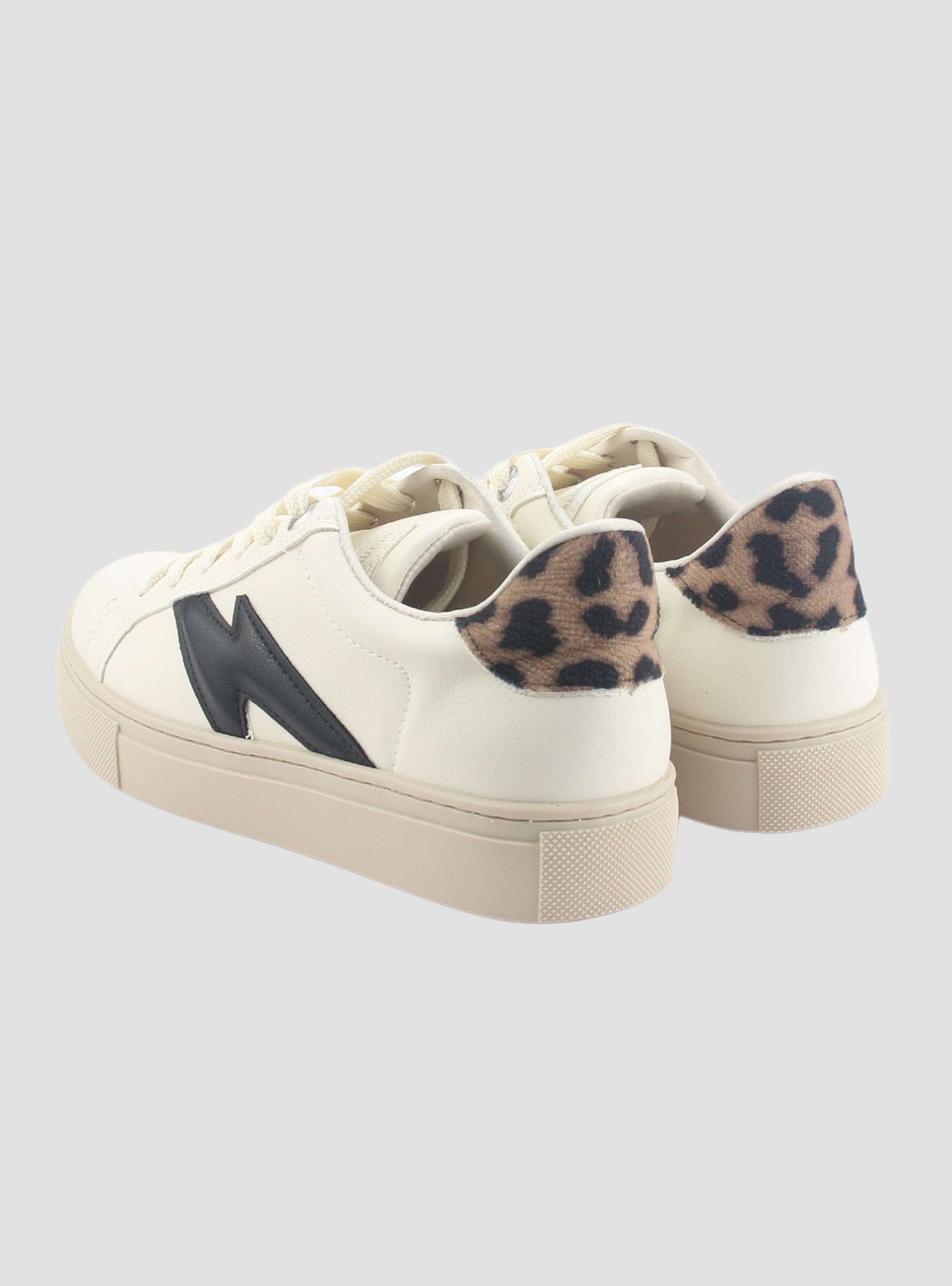 Zapatilla Via Marte Mujer 082-002-04 Beige Casual-5