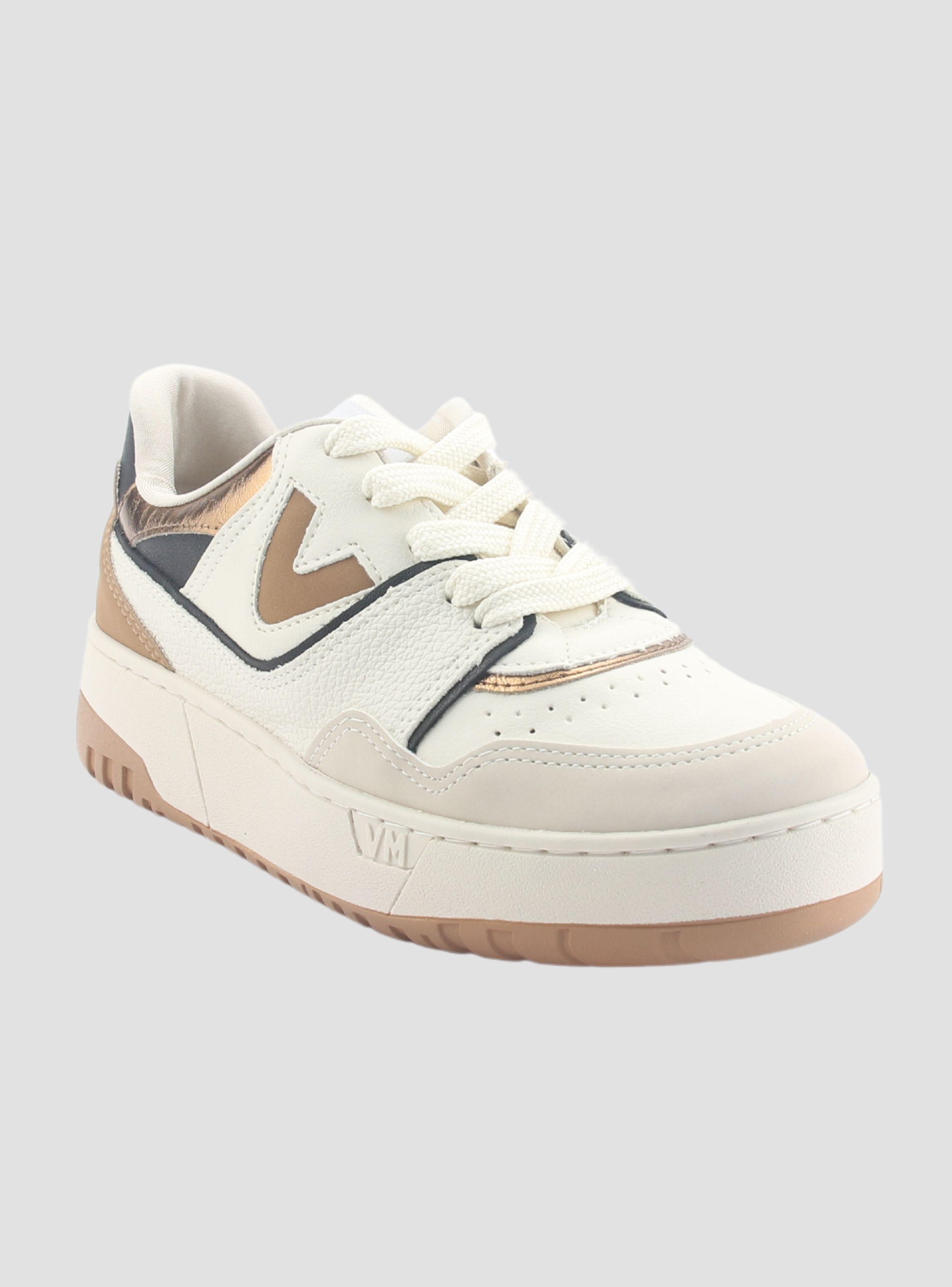 Zapatilla Via Marte Mujer 042-004-06 Beige Casual-2