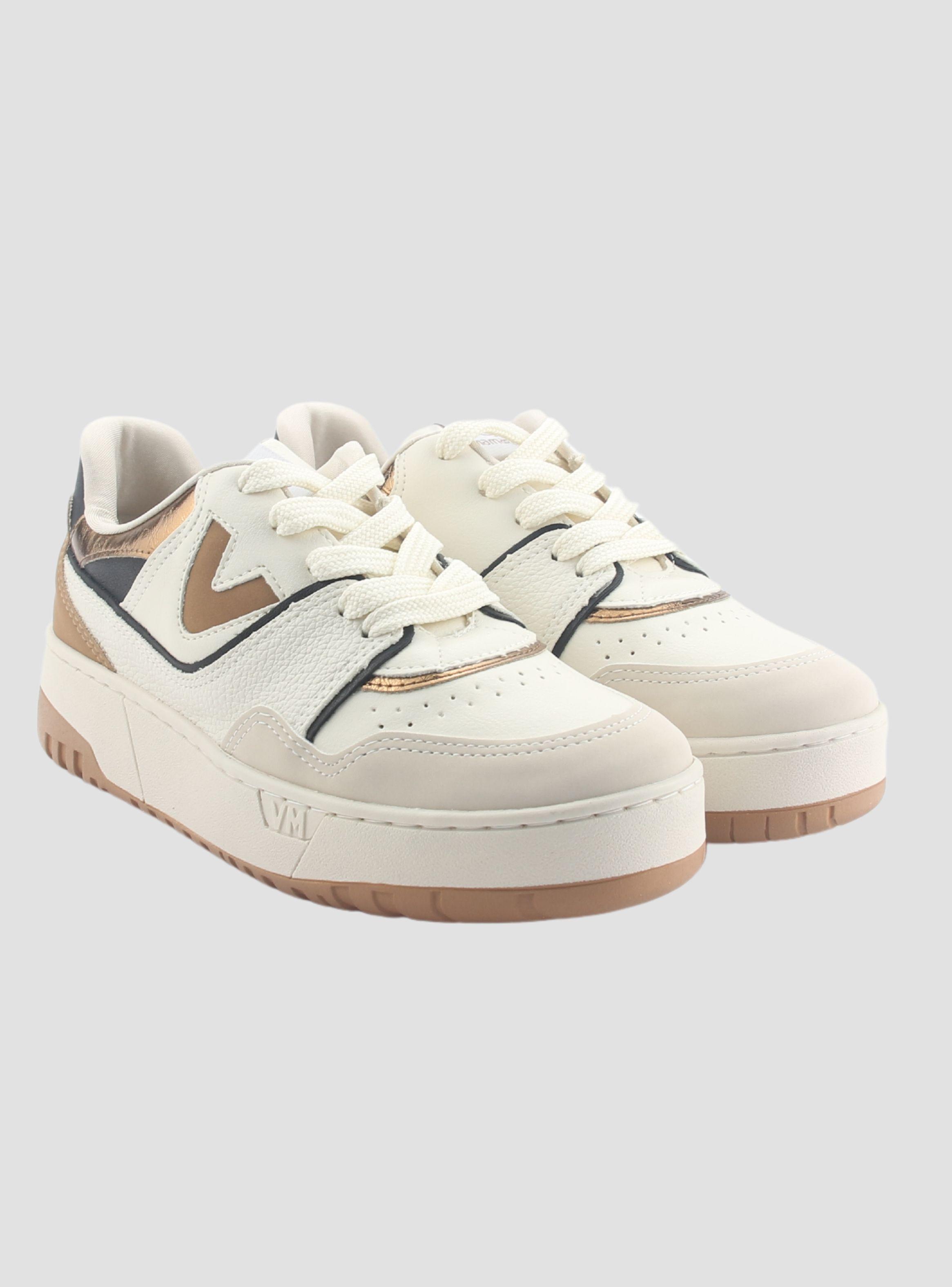Zapatilla Via Marte Mujer 042-004-06 Beige Casual-4