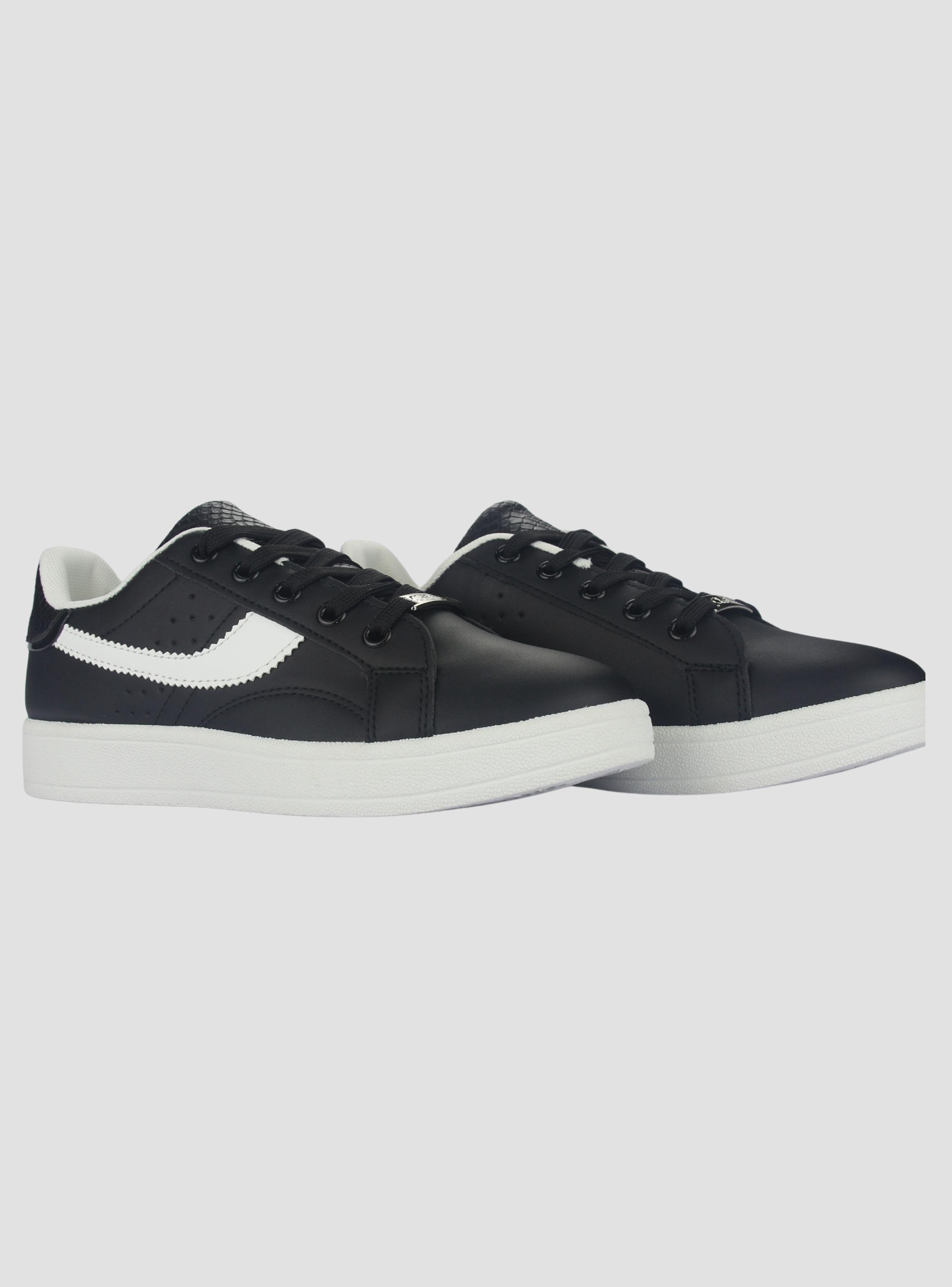 Zapatilla Mujer  Chalada Pita-1 Negro/Blanco Urbano-4