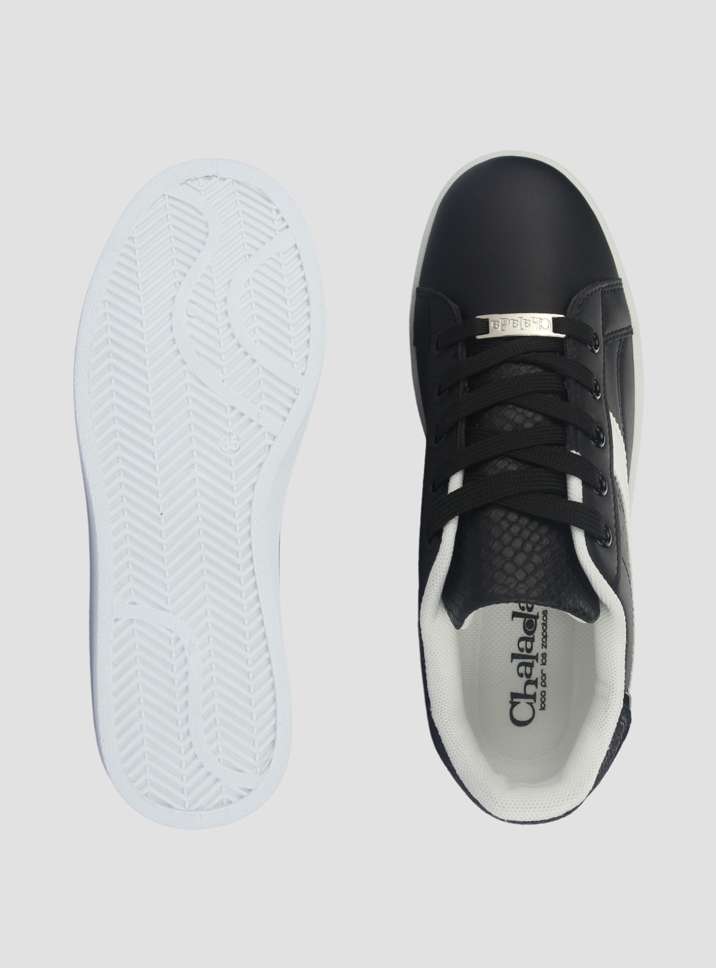 Zapatilla Mujer  Chalada Pita-1 Negro/Blanco Urbano-6