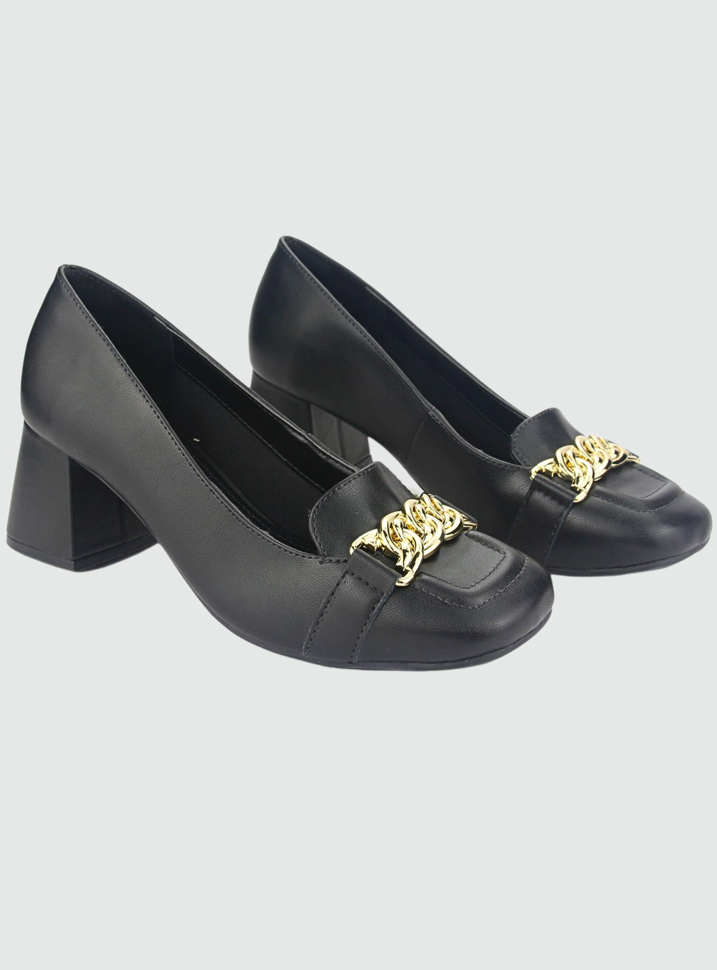 Zapato Via Marte Mujer 23-16806 N Preto Casual-4