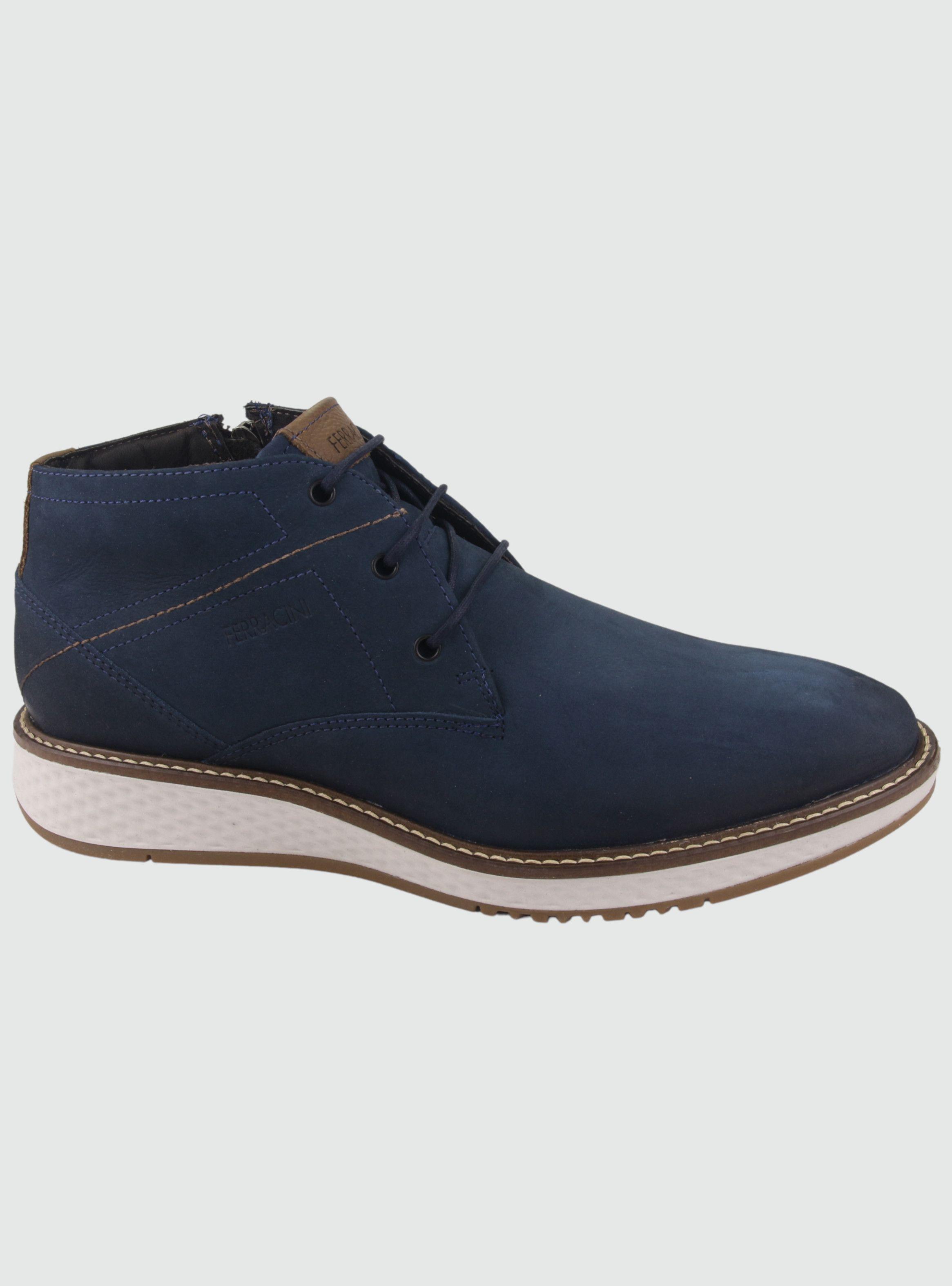 Botin Ferracini Hombre 3300 Play Azul Marino Casual-0
