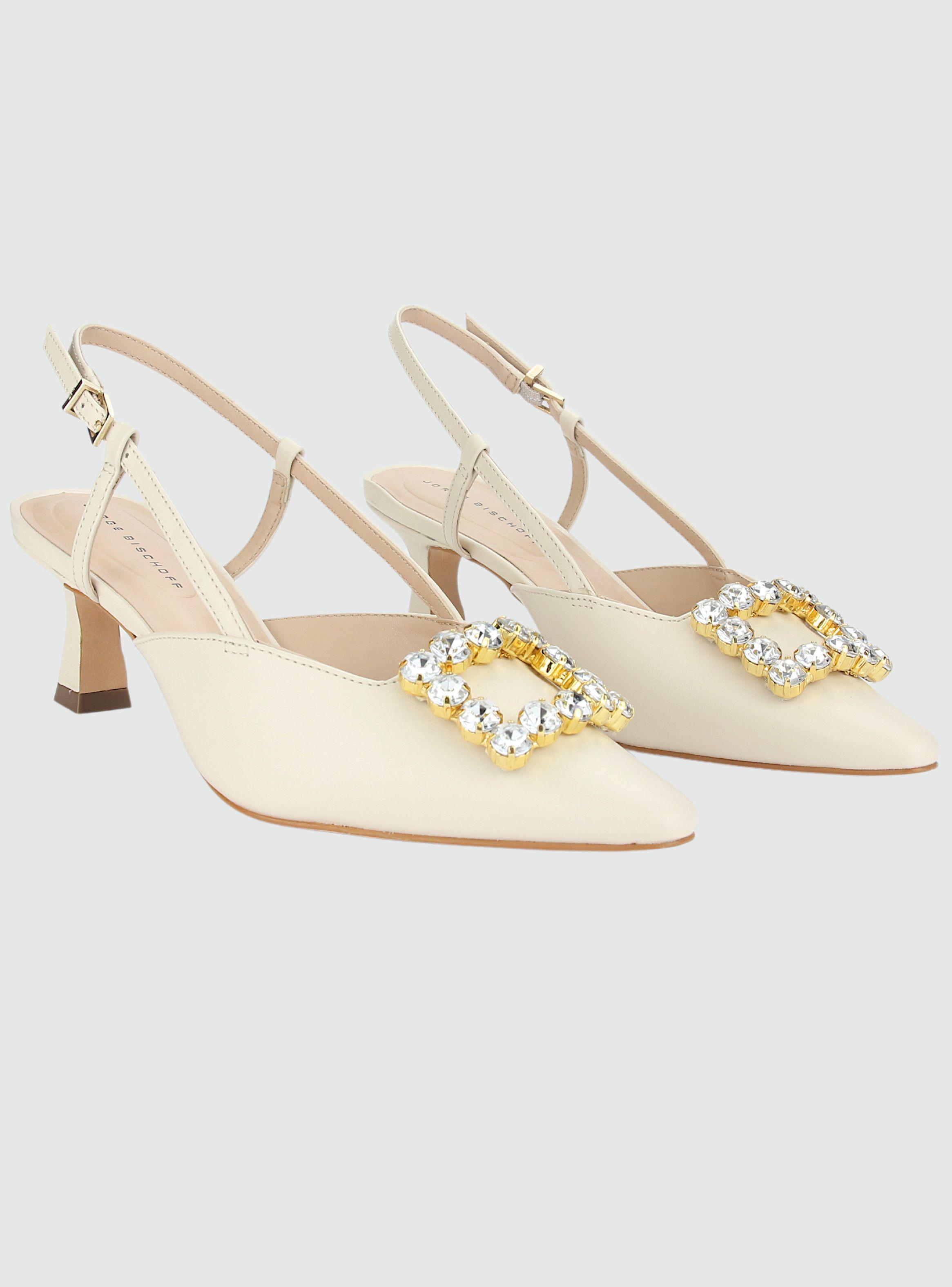 Sandalia Jorge Bischoff Mujer P17994002 Blanco Casual-3