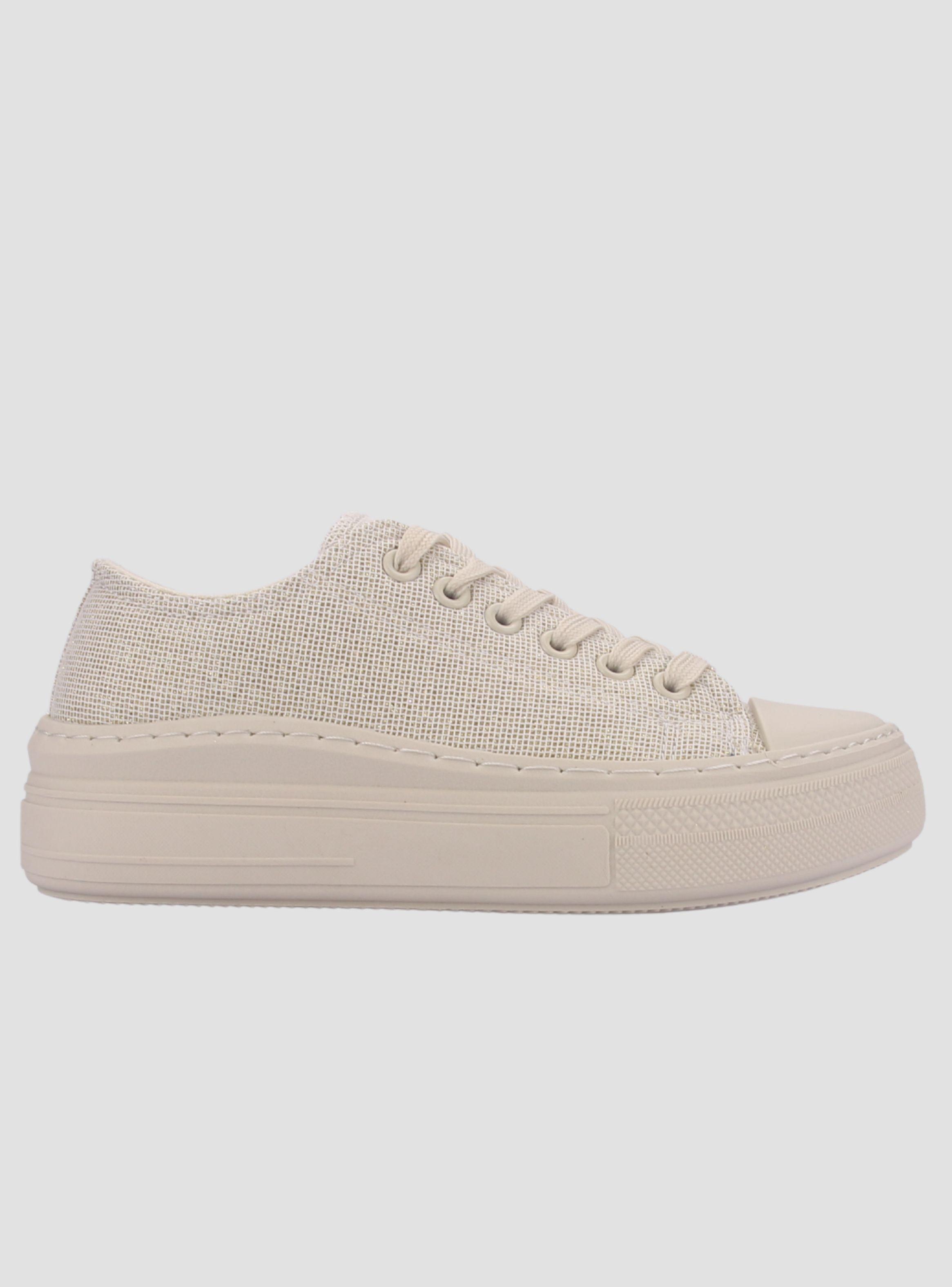 Zapatilla Mujer Chalada Clu-16 Beige Urbano-0