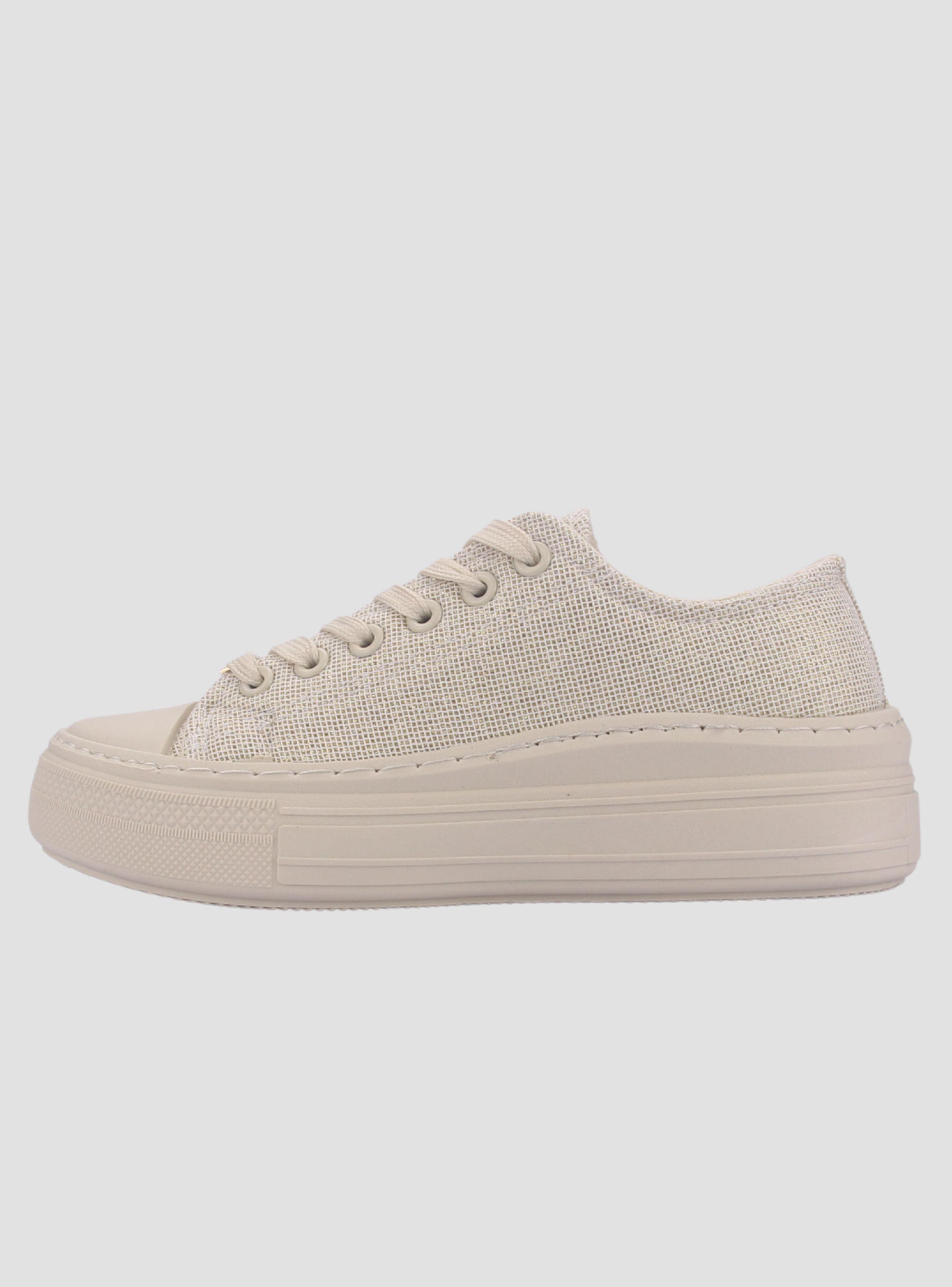 Zapatilla Mujer Chalada Clu-16 Beige Urbano-1