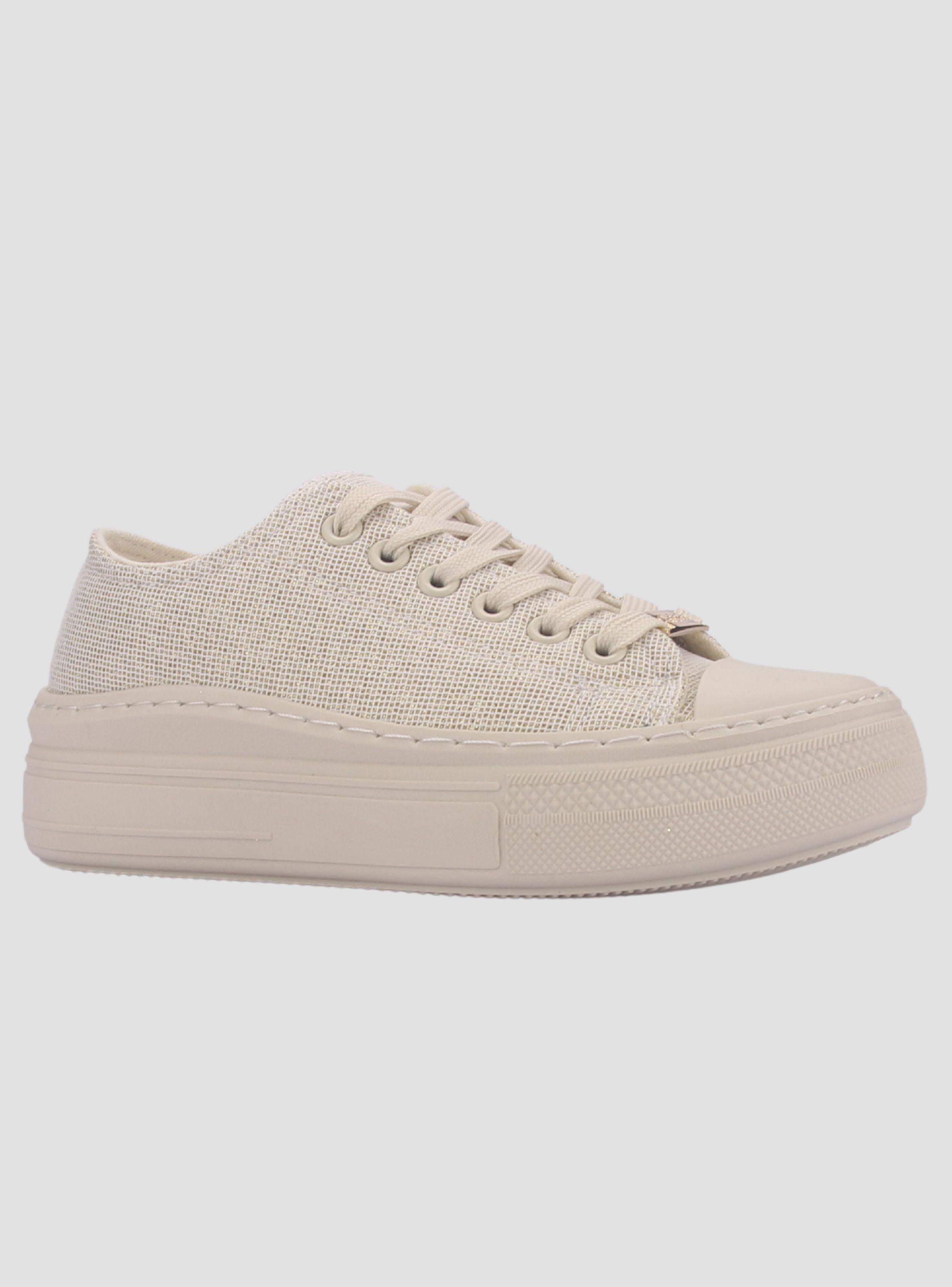 Zapatilla Mujer Chalada Clu-16 Beige Urbano-2