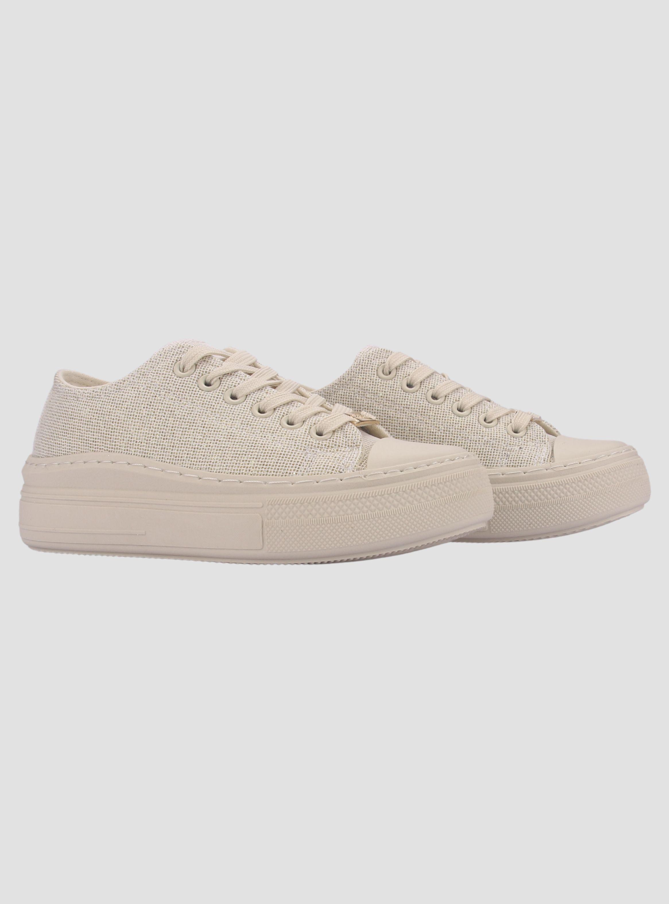 Zapatilla Mujer Chalada Clu-16 Beige Urbano-4