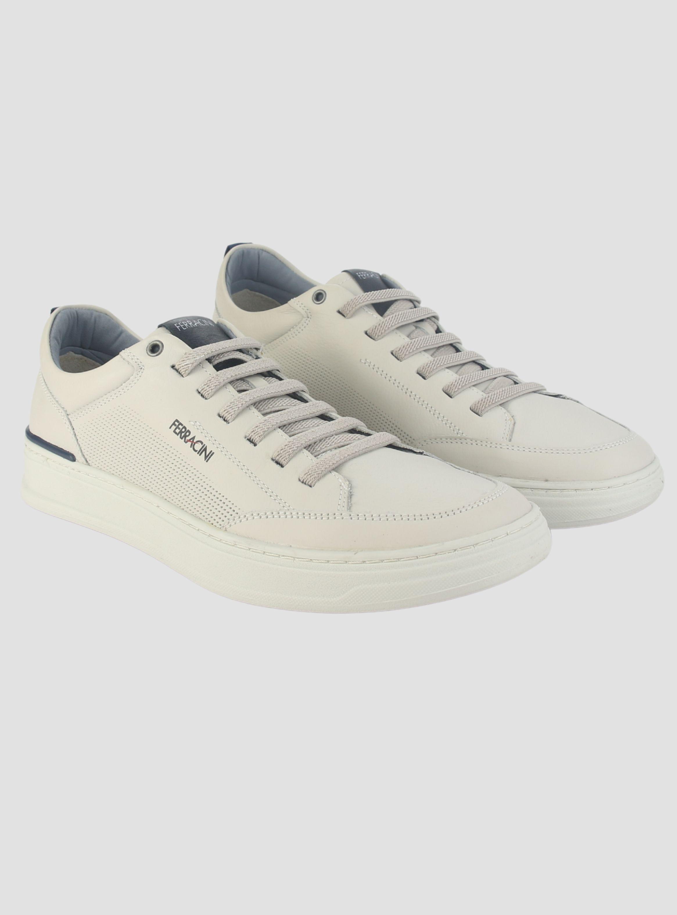 Zapatilla Ferracini Hombre 2072 Gold Blanco Urbano-4