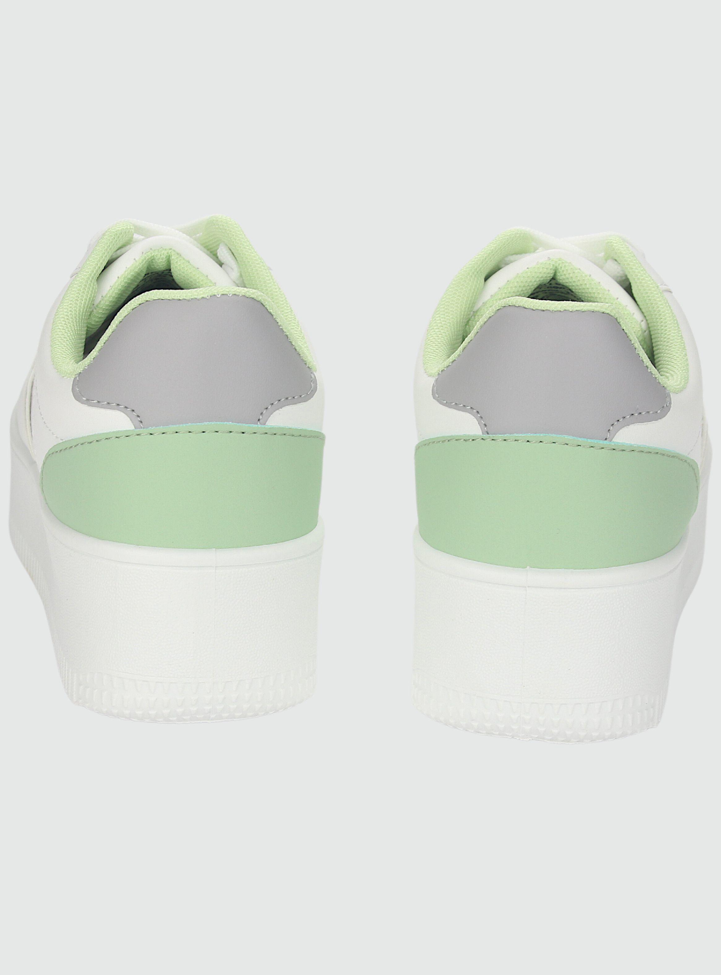 Zapatilla Chalada Mujer Metta-3 Blanco Plataforma-5