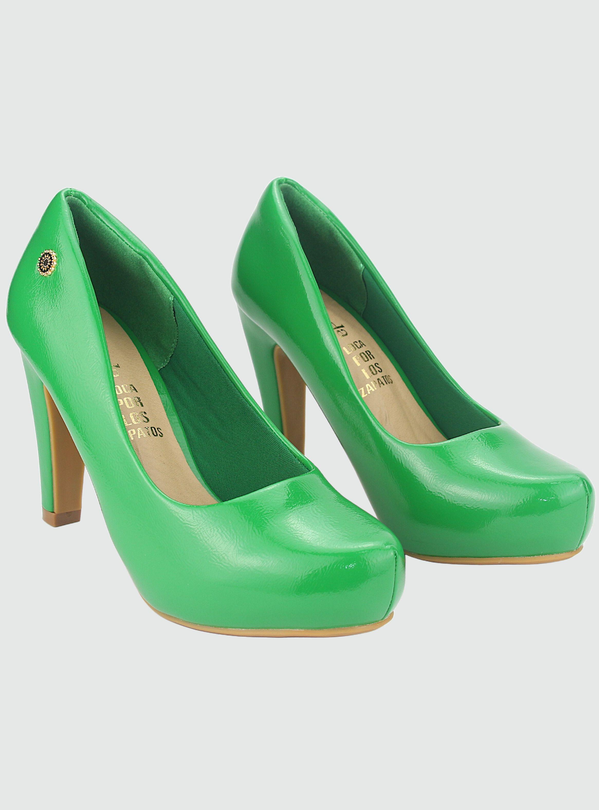Zapato Chalada Mujer Fashion-81 Verde Casual-4
