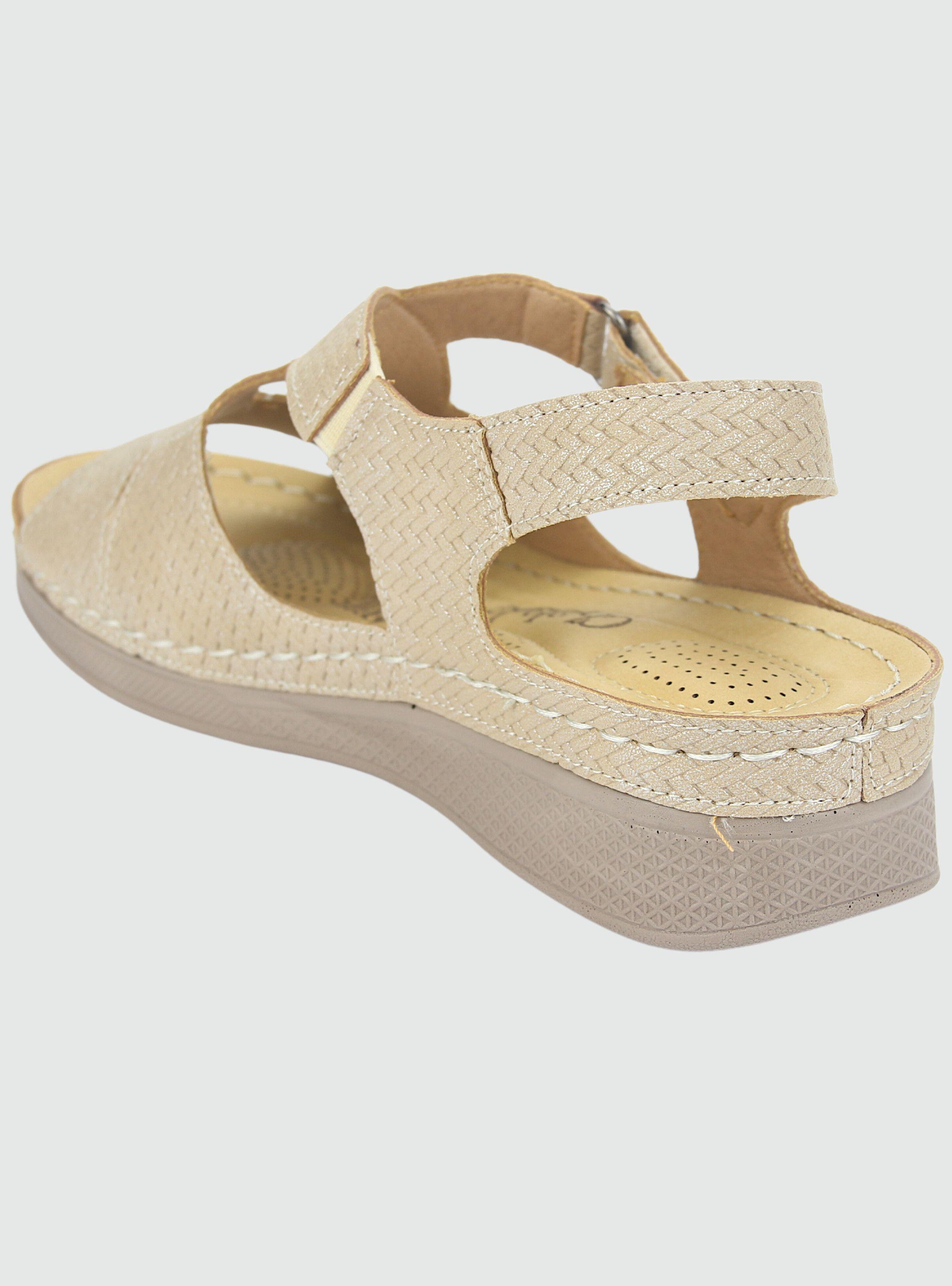 Sandalia Chalada Mujer Didi-2 Dorado Casual-3