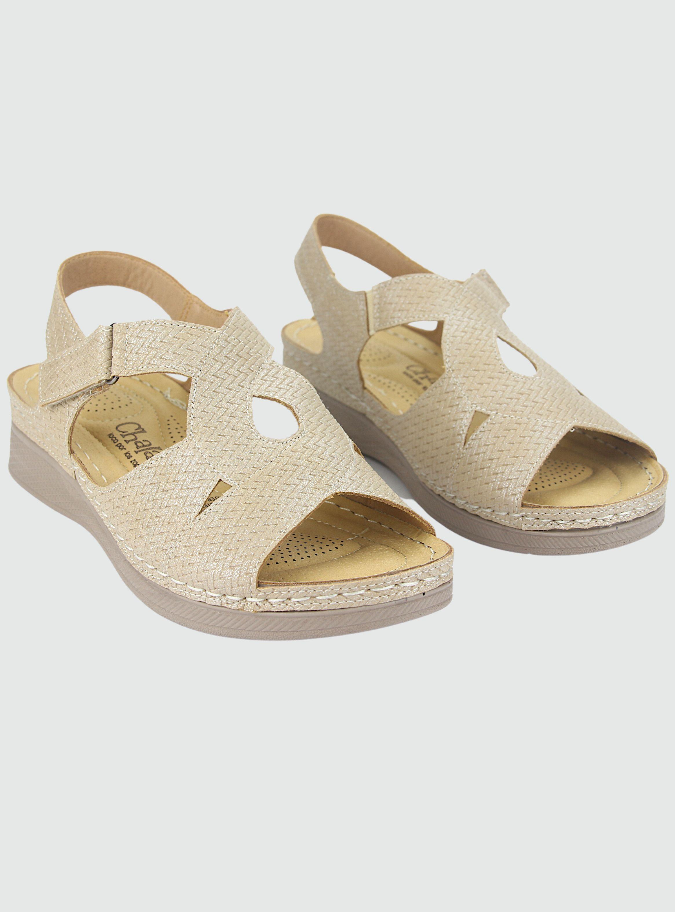 Sandalia Chalada Mujer Didi-2 Dorado Casual-4