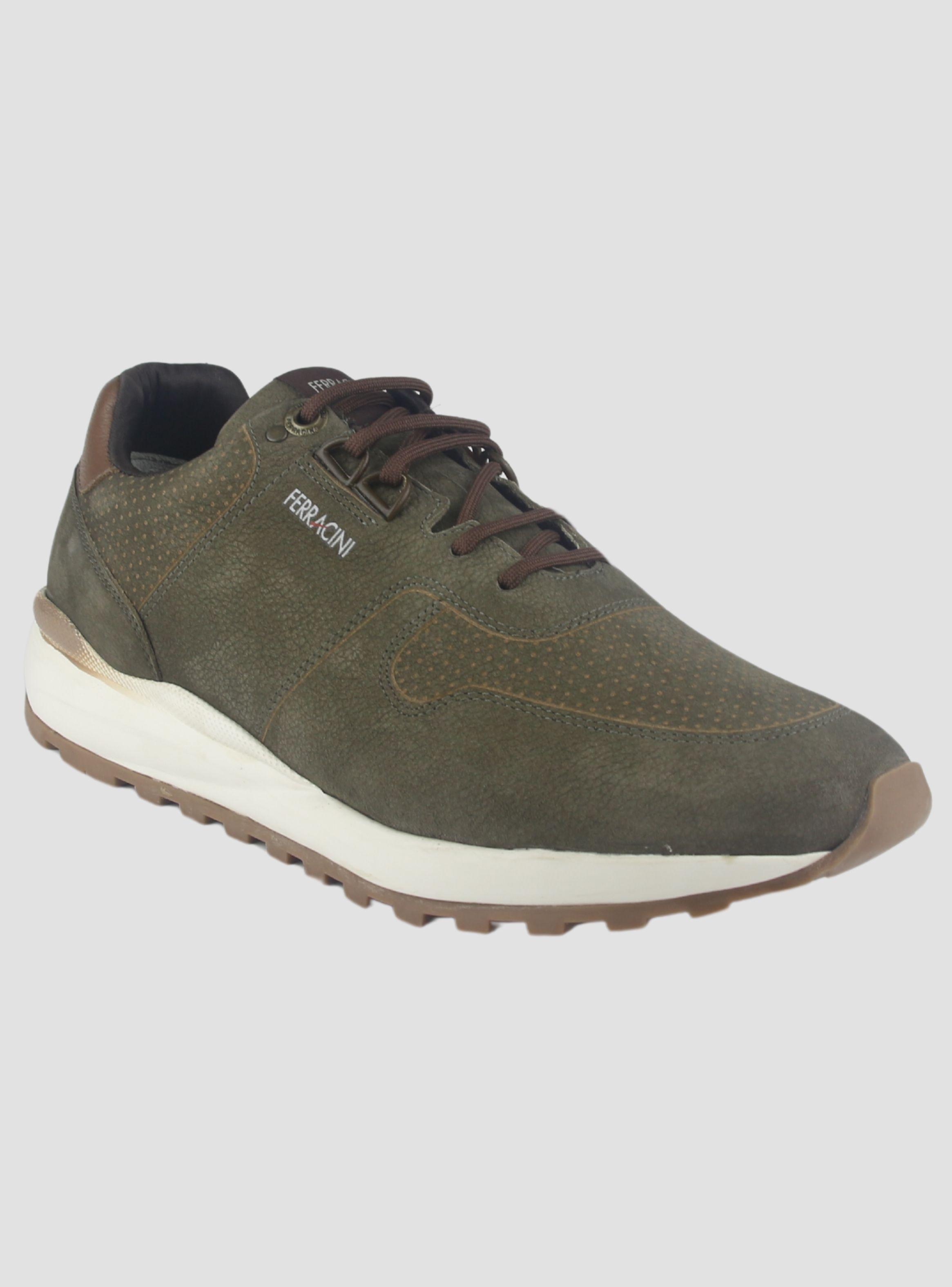 Zapatilla Ferracini Hombre 9357 Dark Oliva Casual-2