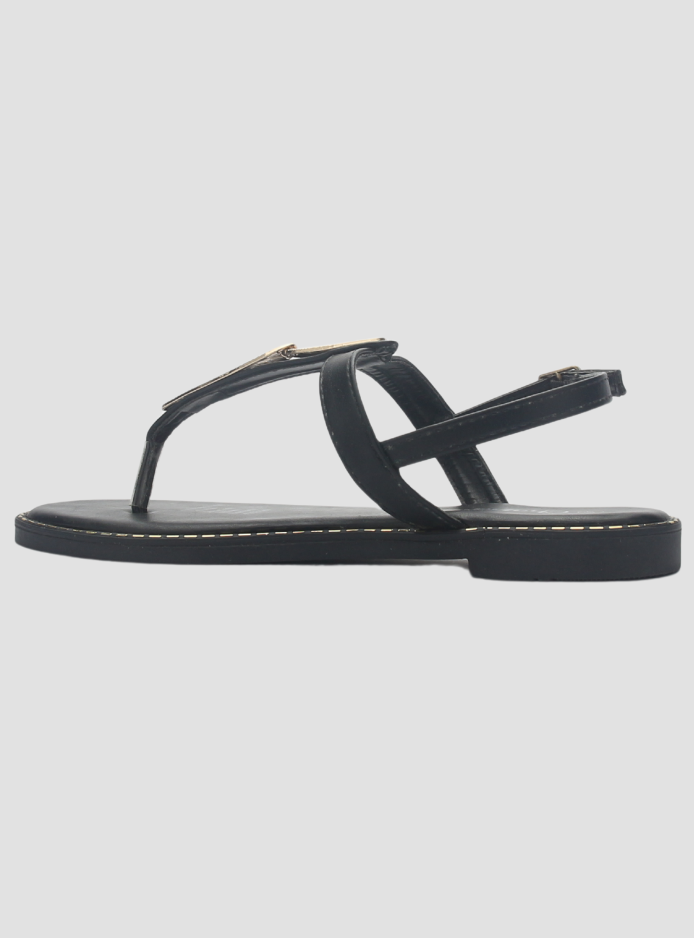 Sandalia de Mujer de color Negro Casual Chalada Buckel-4-1