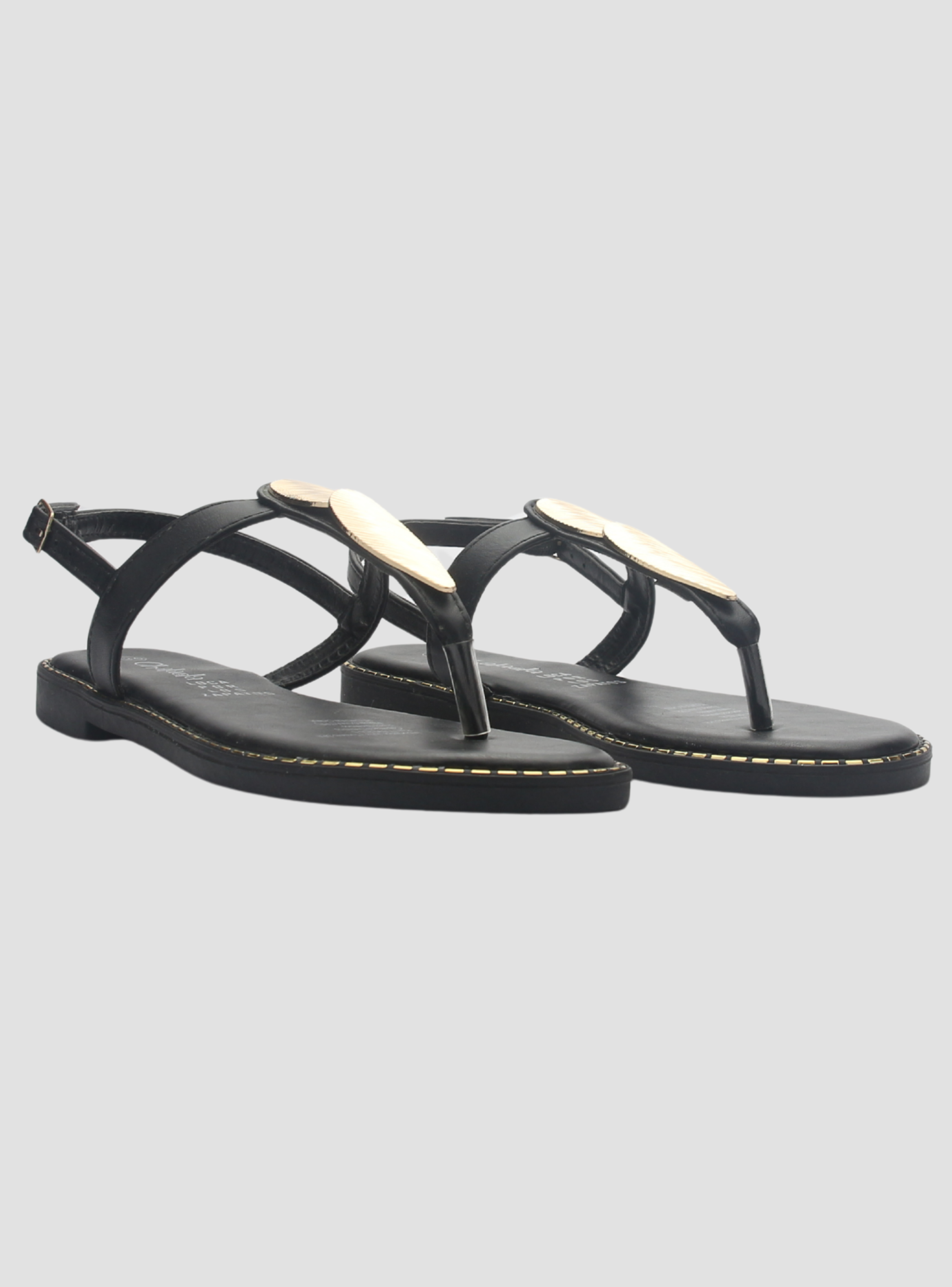 Sandalia de Mujer de color Negro Casual Chalada Buckel-4-4